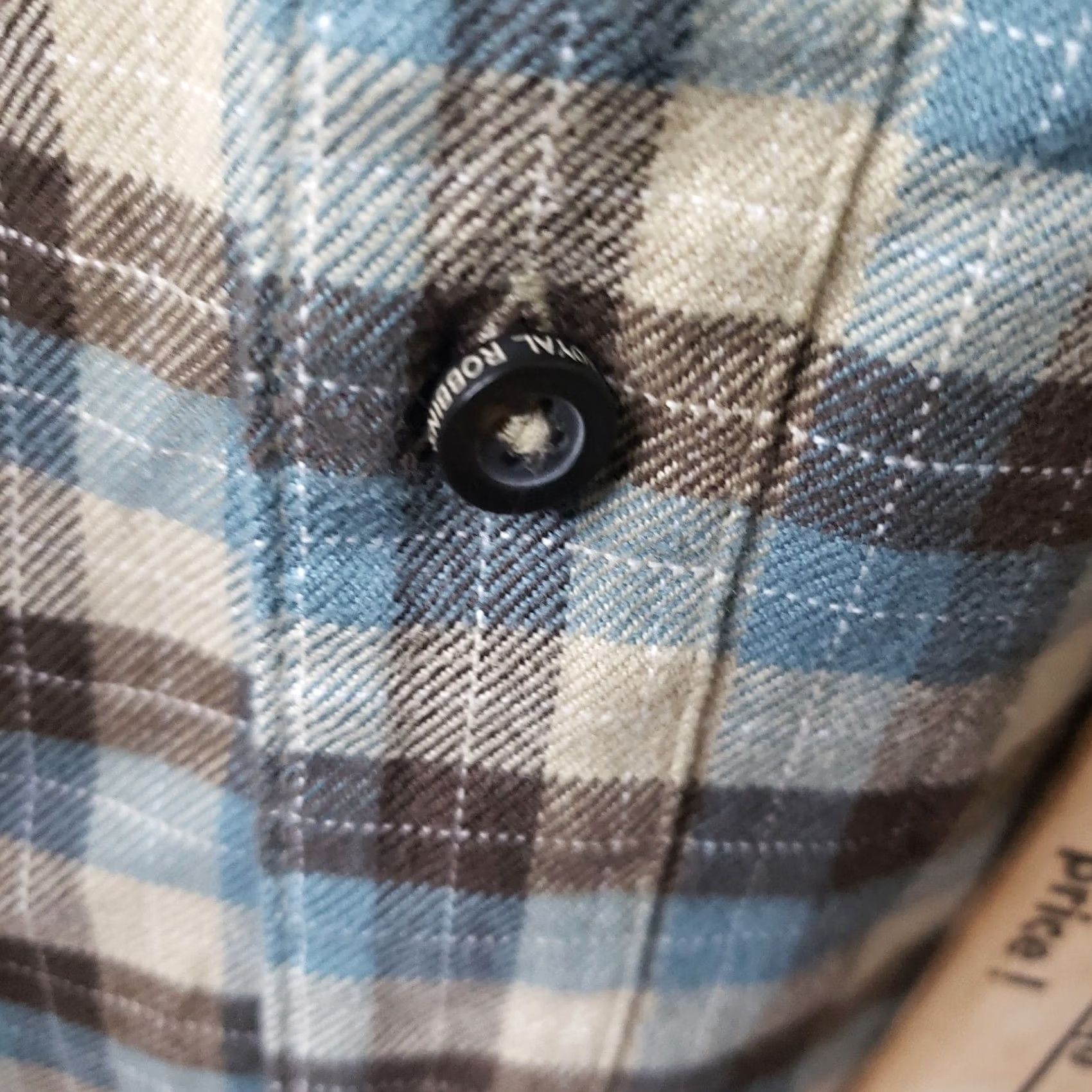 Royal Robbins Royal Robbins Flannel Shirt Mens XXL Blue Green Plaid Button Up Long Sleeve Classic Outdoor Designer Size US XXL / EU 58 / 5 - 6 Thumbnail