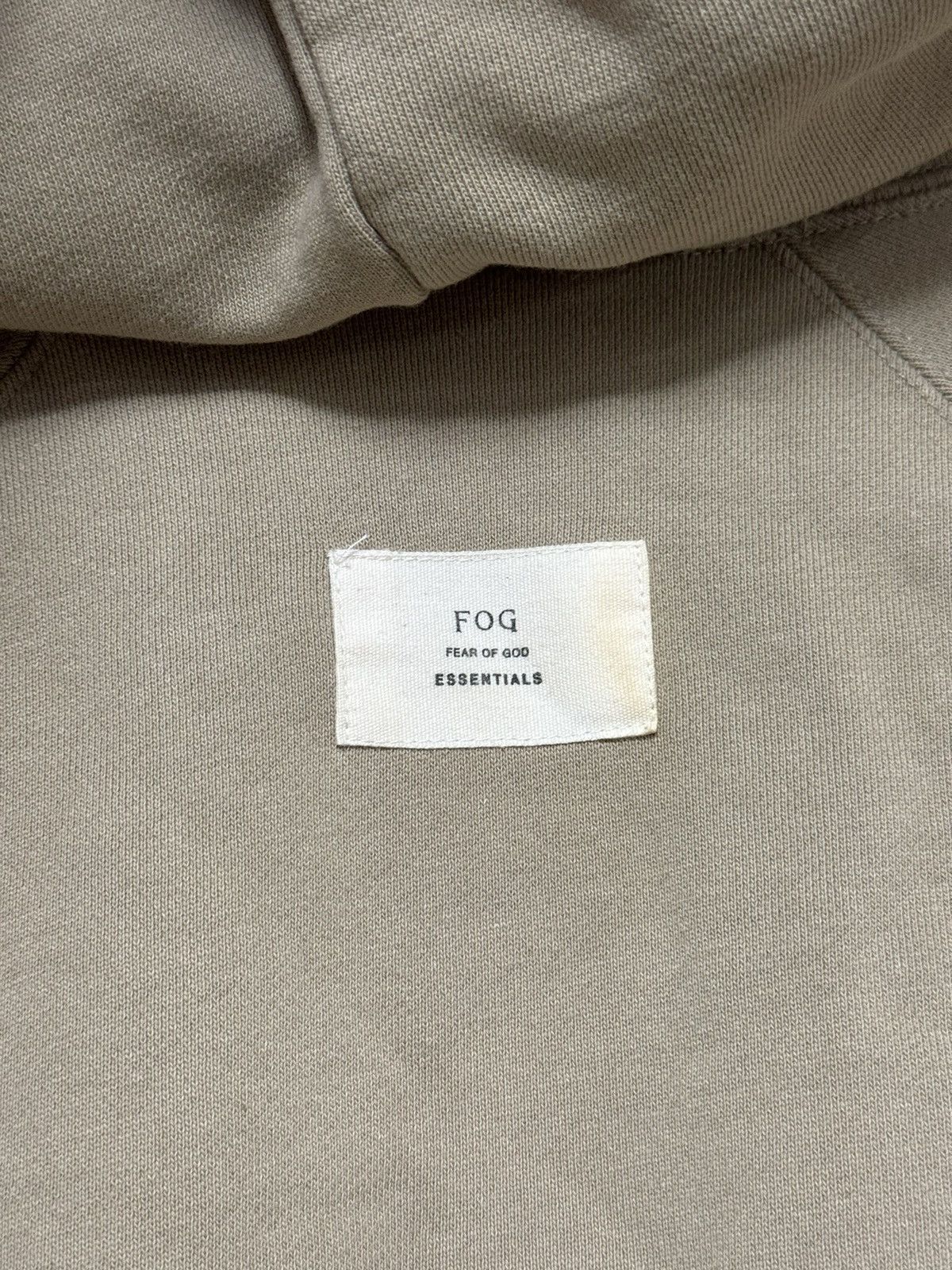 FOG 🔥FOG Fear of God OG Essentials Sleeveless Hoodie Tan SZ LRG Size US L / EU 52-54 / 3 - 10 Thumbnail