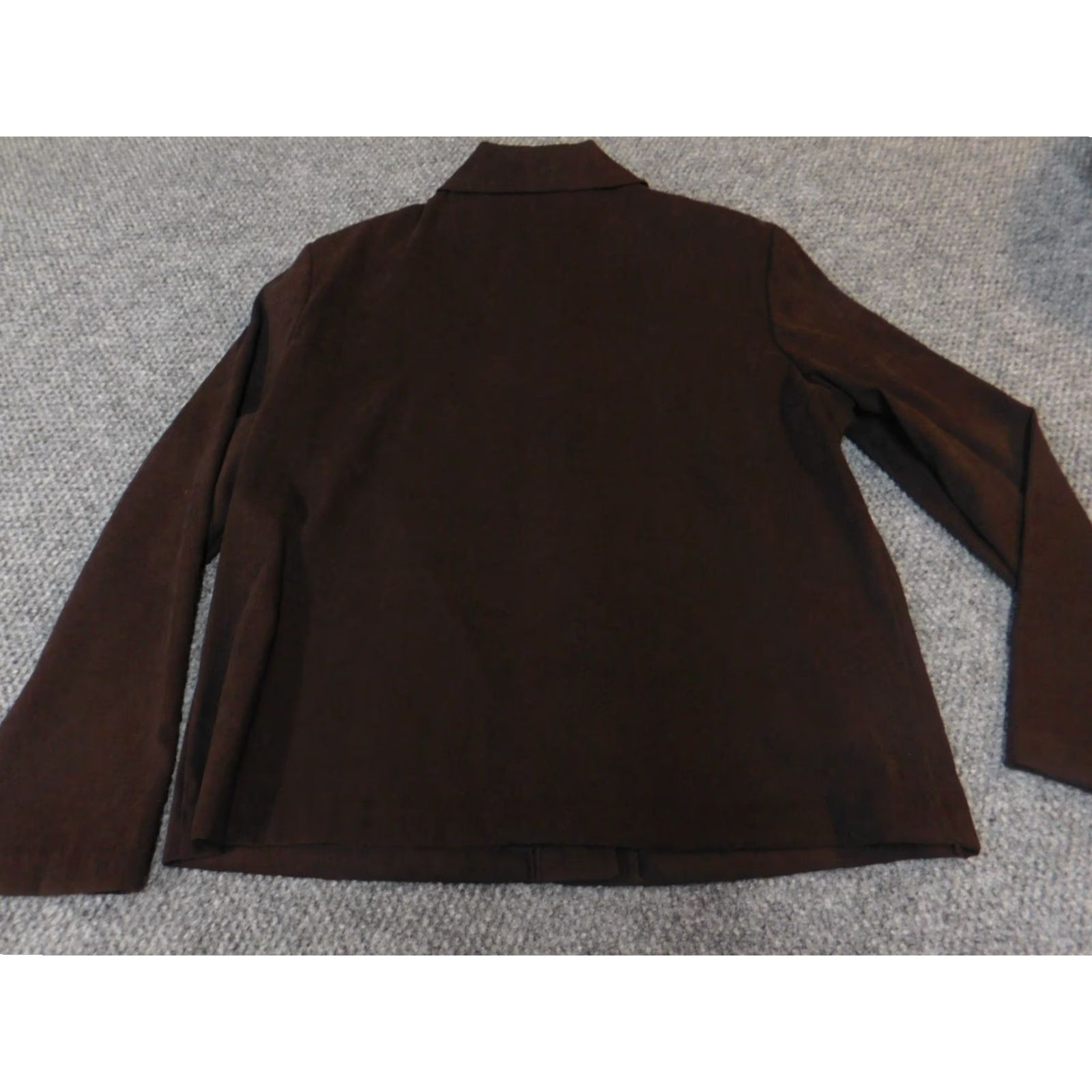 Vintage Briggs Jacket Large Brown Blazer Womens New York four button stretch Size L / US 10 / IT 46 - 6 Thumbnail