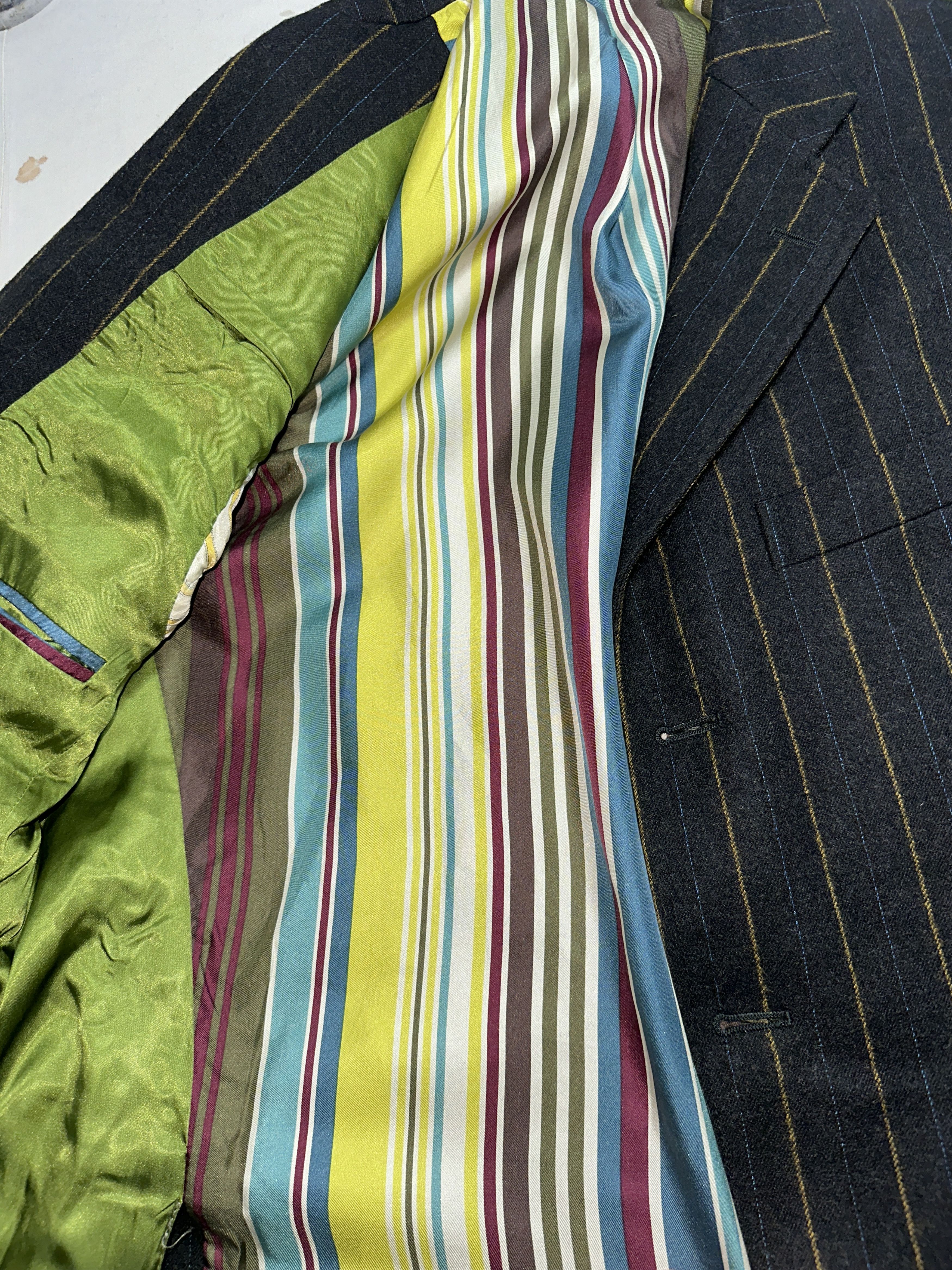 Etro Etro Milano Striped Wool Sport Coat Pocket Jacket 48 IT Size 48R - 12 Thumbnail