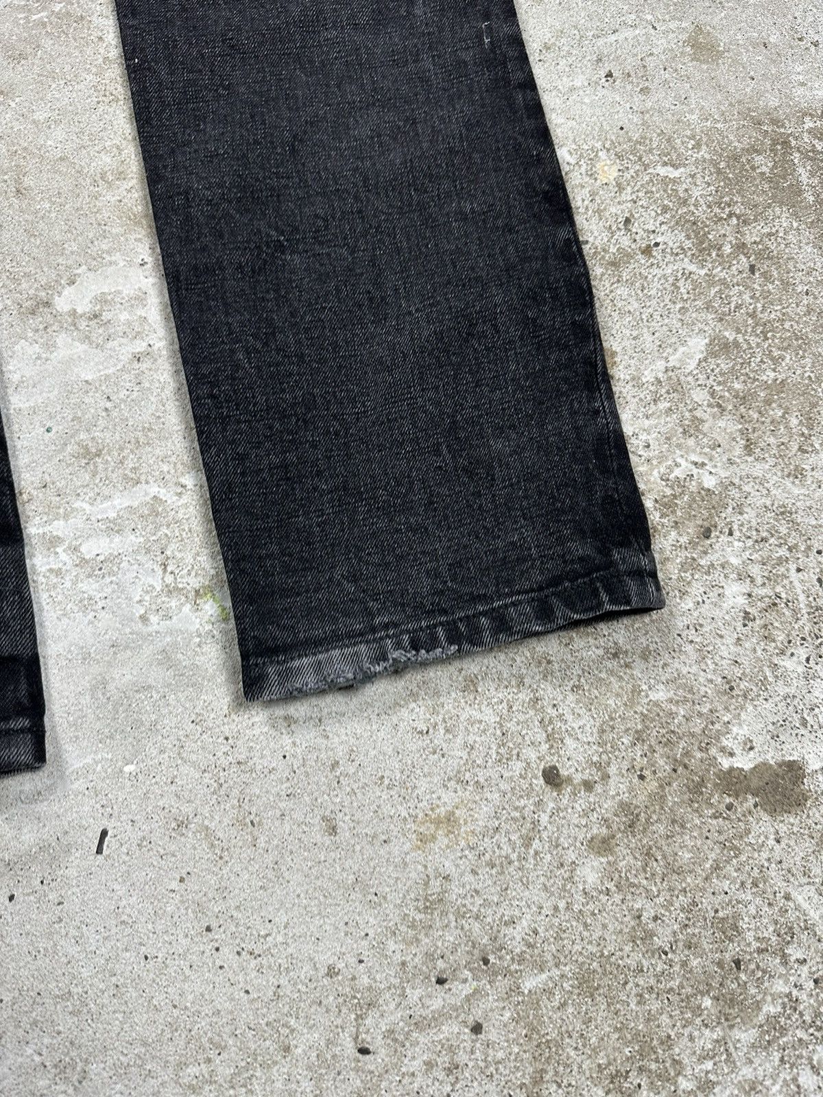 Schaeffers Garment Hotel Schaeffer’s Garment Hotel Black Washed Selvedge Denim Pants Size US 30 / EU 46 - 10 Thumbnail