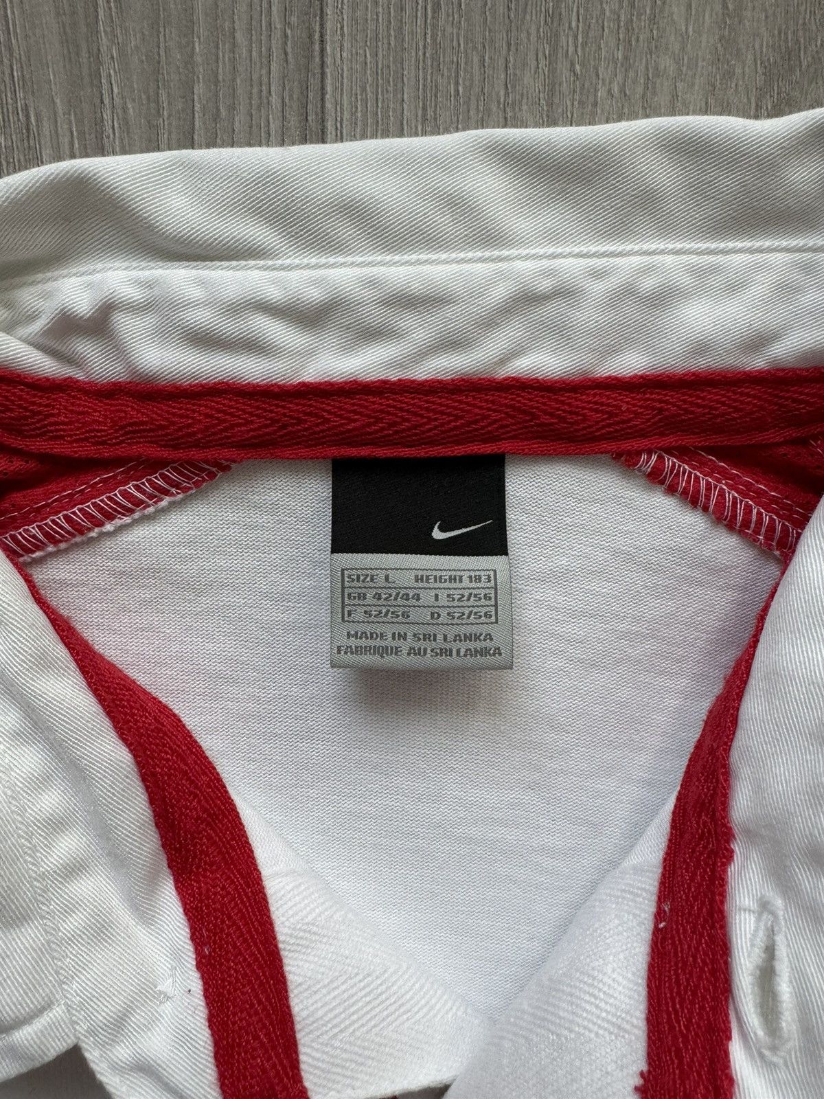 Nike × Vintage Nike England vintage rose rugby t-shirt longsleeve Size US L / EU 52-54 / 3 - 5 Thumbnail
