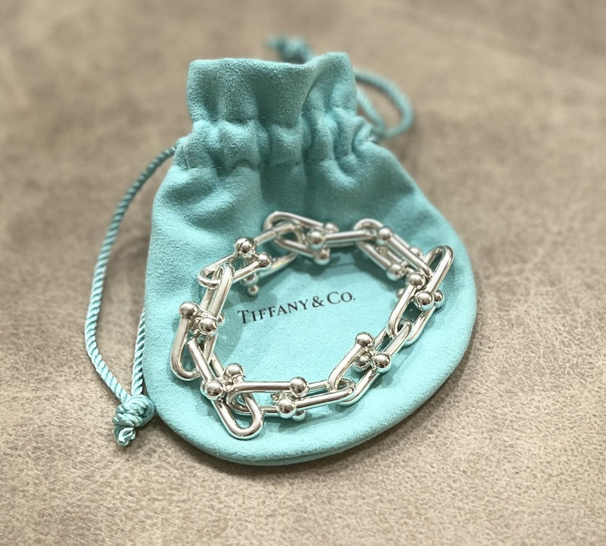 Tiffany & Co. Small Link Silver Bracelet Size ONE SIZE - 1 Thumbnail