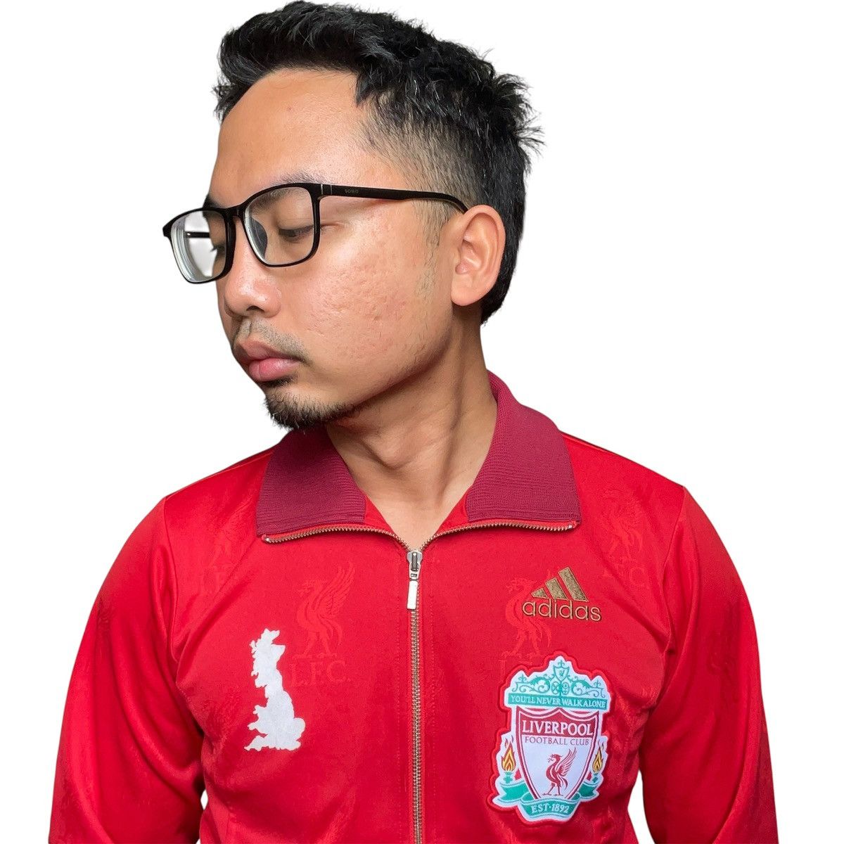 Adidas Vintage Adidas Liverpool FC Soccer Track Tops Zip Jacket Y2K Size US S / EU 44-46 / 1 - 6 Thumbnail