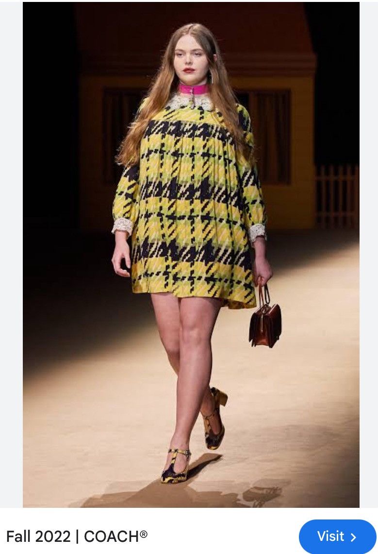 Coach COACH FW22 WOMENS BABY DOLL PLAID DRESS Size M / US 6-8 / IT 42-44 - 2 Thumbnail