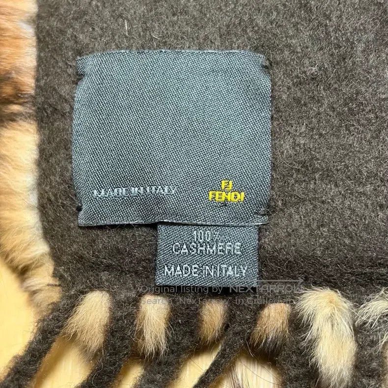 Fendi Fendi size 190x47cm Cashmere and Fur Stole Shawl Size ONE SIZE - 3 Thumbnail