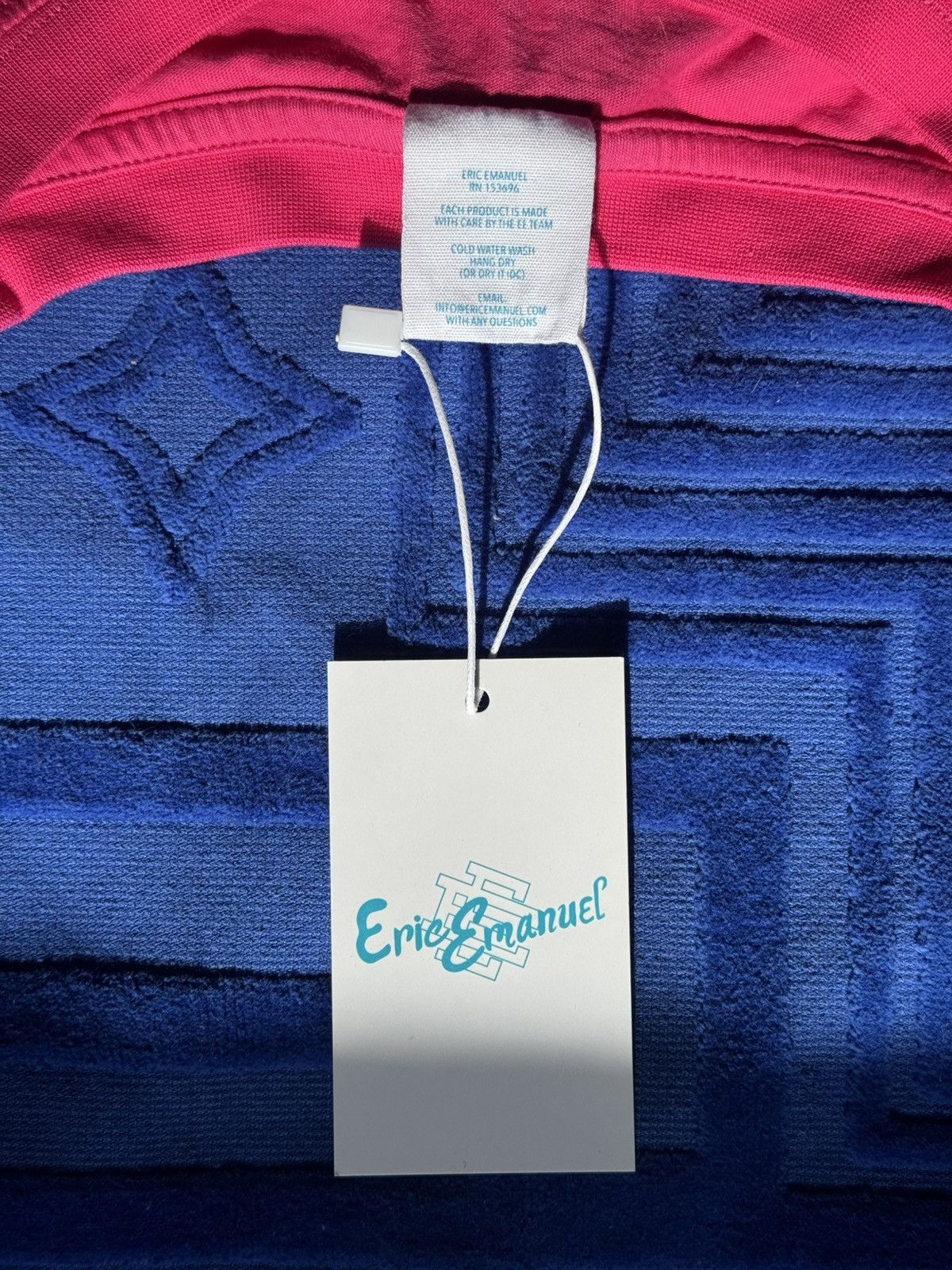 Eric Emanuel Eric Emanuel Pink Motion Blur Logo Silver Glitter T-Shirt Size US M / EU 48-50 / 2 - 4 Thumbnail
