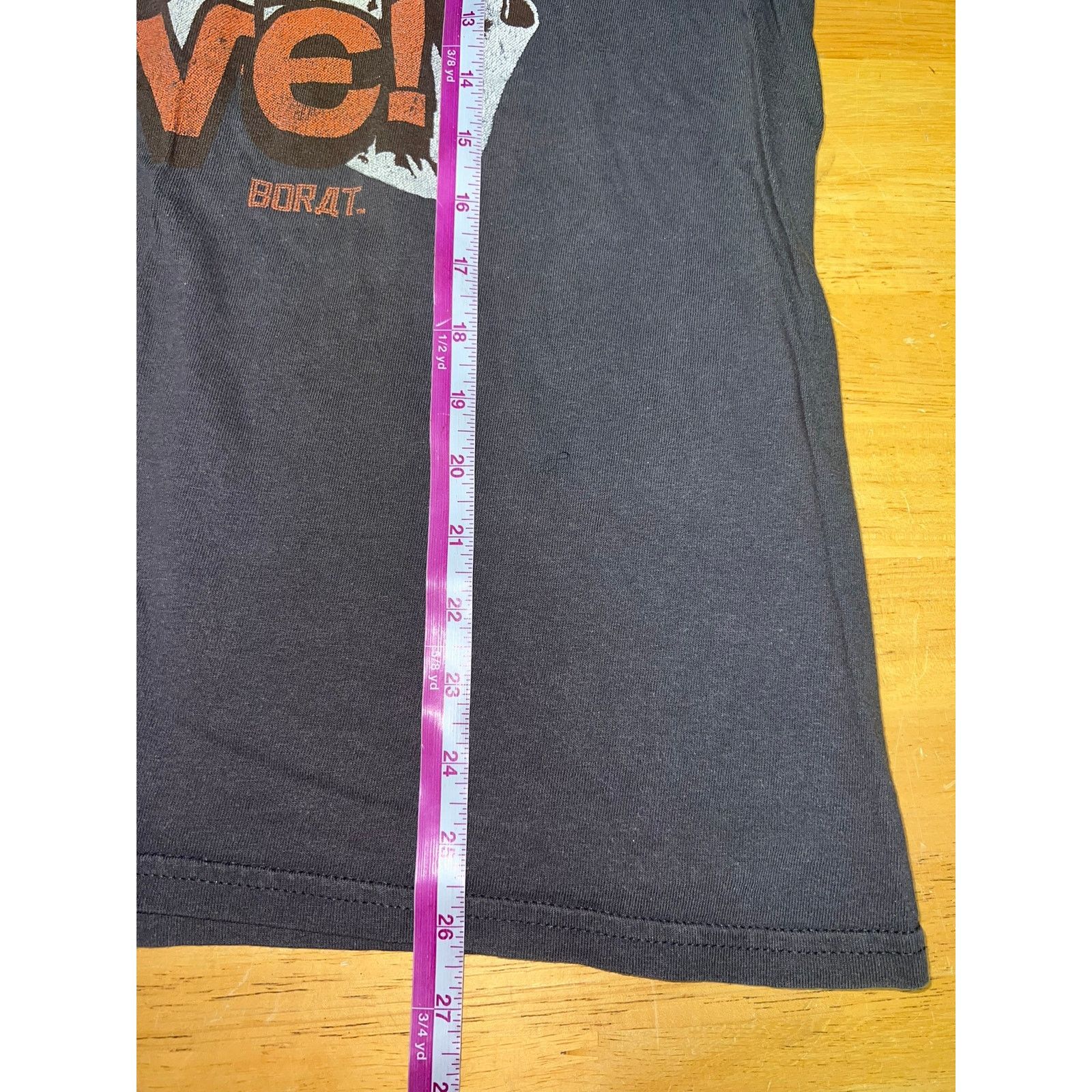 Vintage Borat Movie Shirt High Five Promo Gray Graphic Tee Medium Size US M / EU 48-50 / 2 - 10 Thumbnail