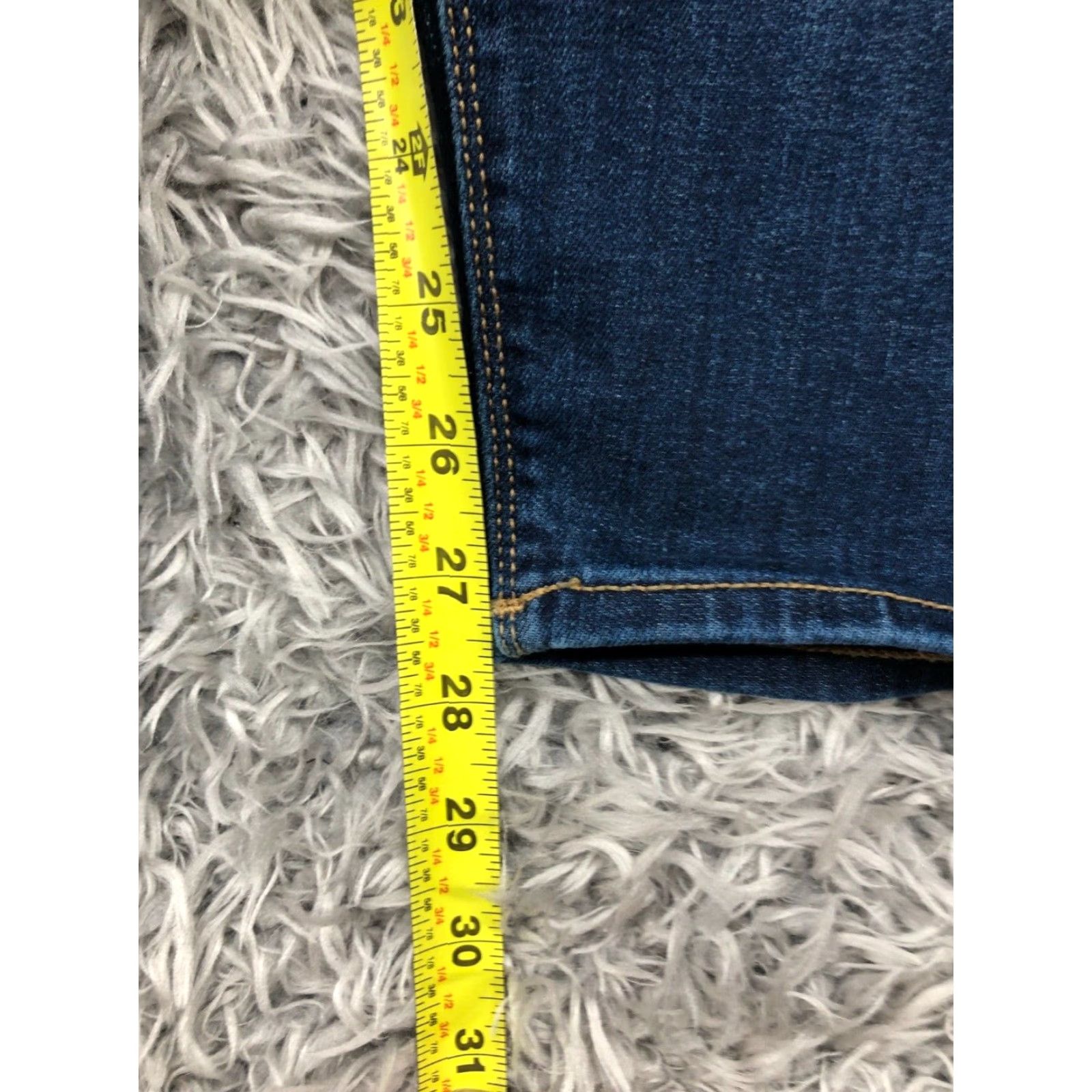 Old Navy Old Navy Jeans Plus Size 26 Womens Blue High Rise Skinny Jegging Belt Loops 5-Pocket Denim Regular Comfort Size 26" / US 2 / IT 38 - 3 Thumbnail
