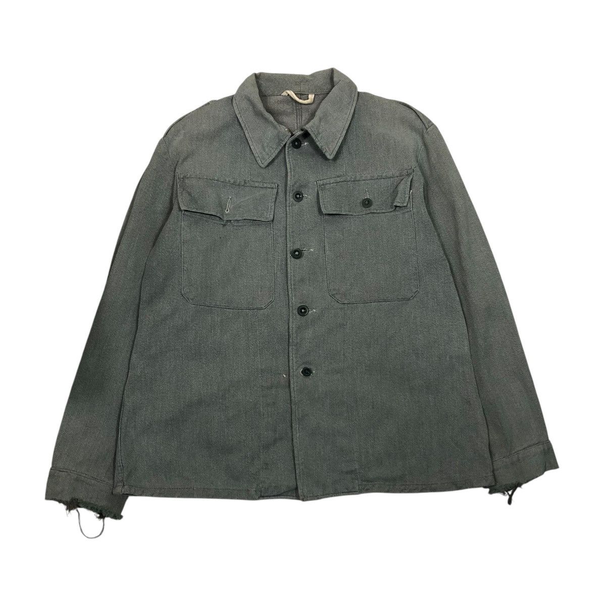 Vintage 🔥VINTAGE CHORE WORK MILITARY JACKET BUZZ RICKSONS Size US M / EU 48-50 / 2 - 1 Thumbnail