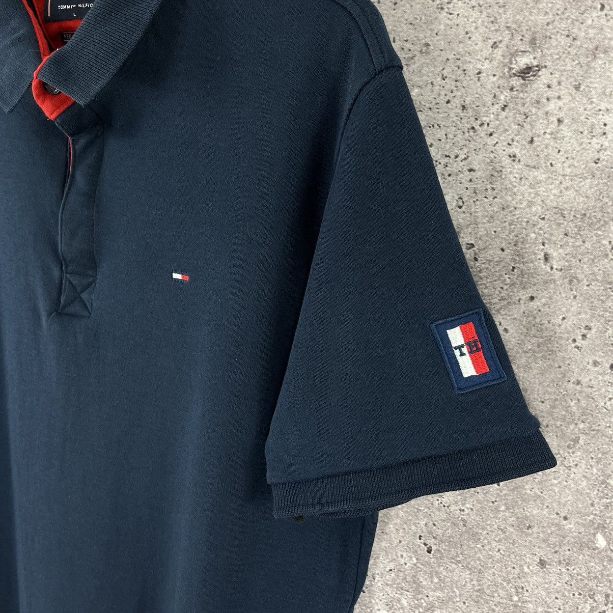 Japanese Brand × Tommy Hilfiger Tommy Hilfiger Polo T-Shirt Embroidery Logo Navy Size L Size US L / EU 52-54 / 3 - 5 Thumbnail