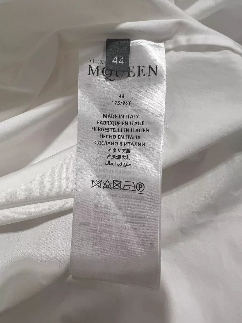 Alexander McQueen Alexander Mcqueen White court shirt Size M / US 6-8 / IT 42-44 - 7 Thumbnail