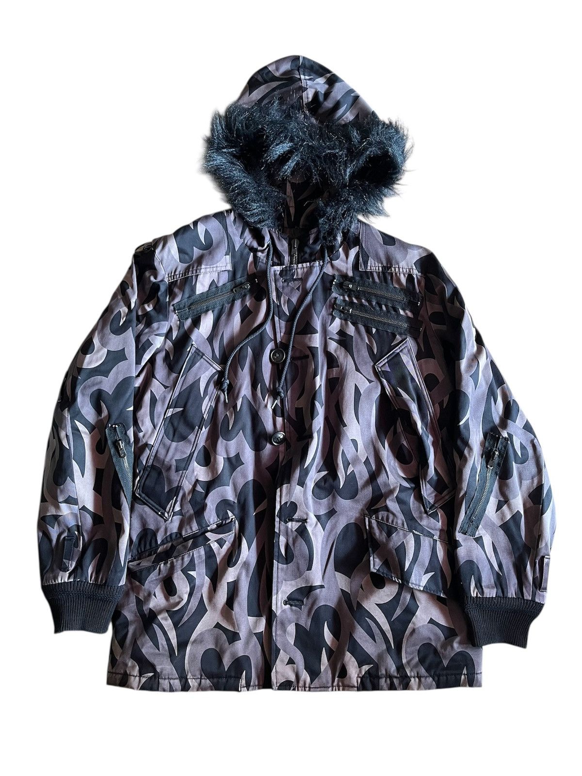 Number (N)ine Number (N)ine AW04 Tribal Parka Size US M / EU 48-50 / 2 - 1 Thumbnail