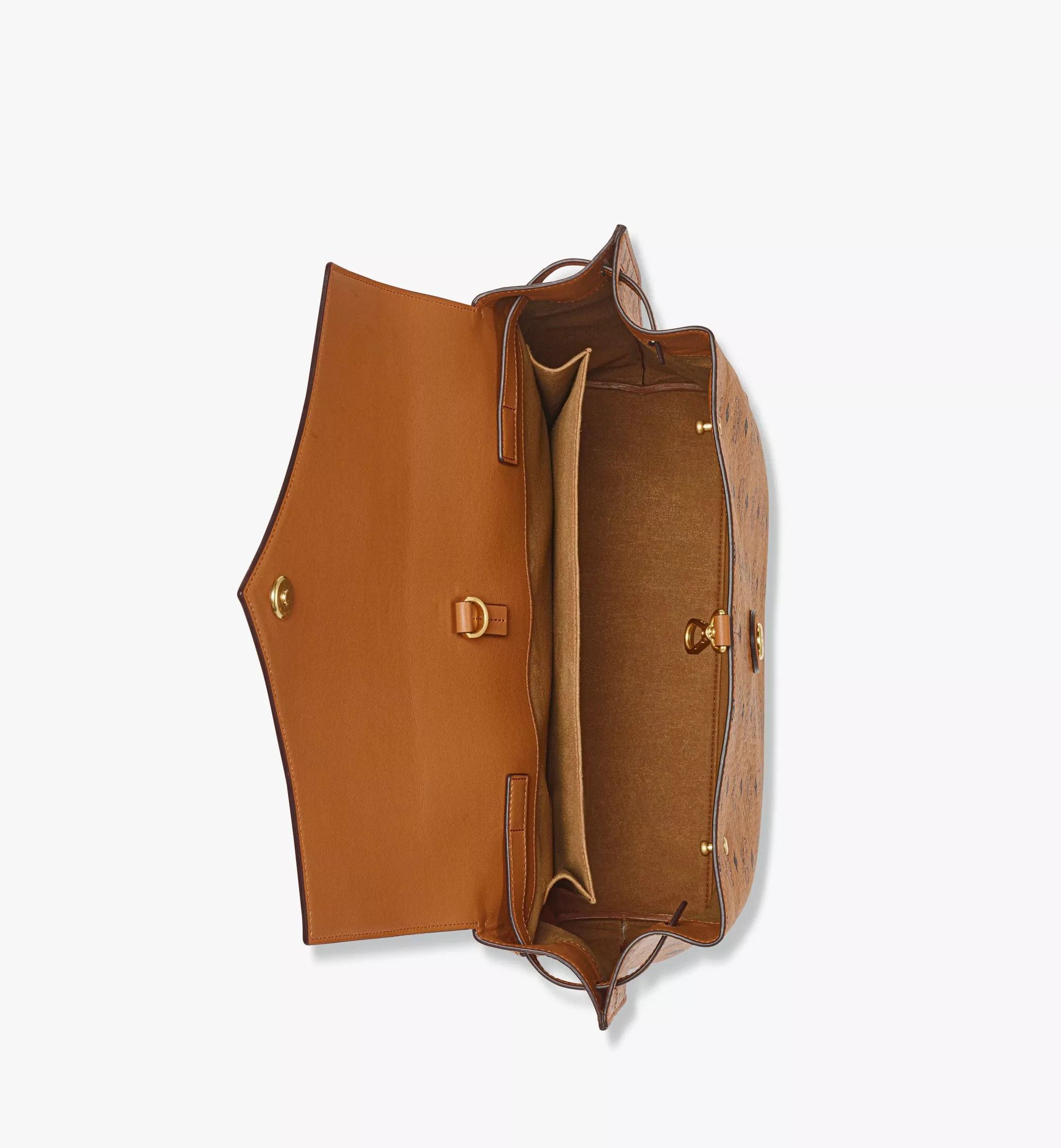MCM o1mt1gz0426 Size: OS / Diamond Backpack in Brown Size ONE SIZE - 4 Thumbnail