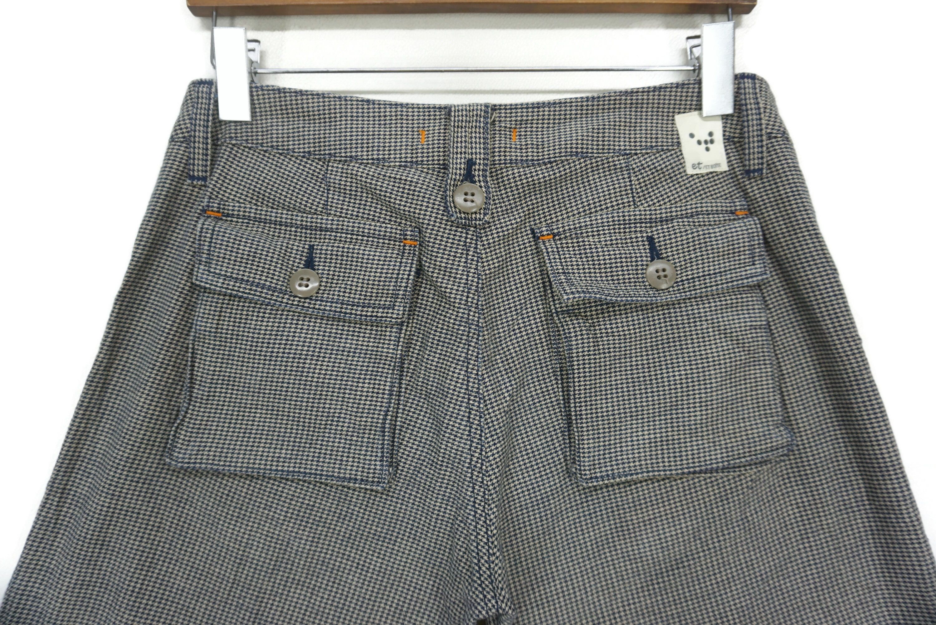 Japanese Brand Et Boite Jeans fit W31xL27.5 Cropped Wide-Leg Hickory Japan Size 28" / US 6 / IT 42 - 6 Thumbnail