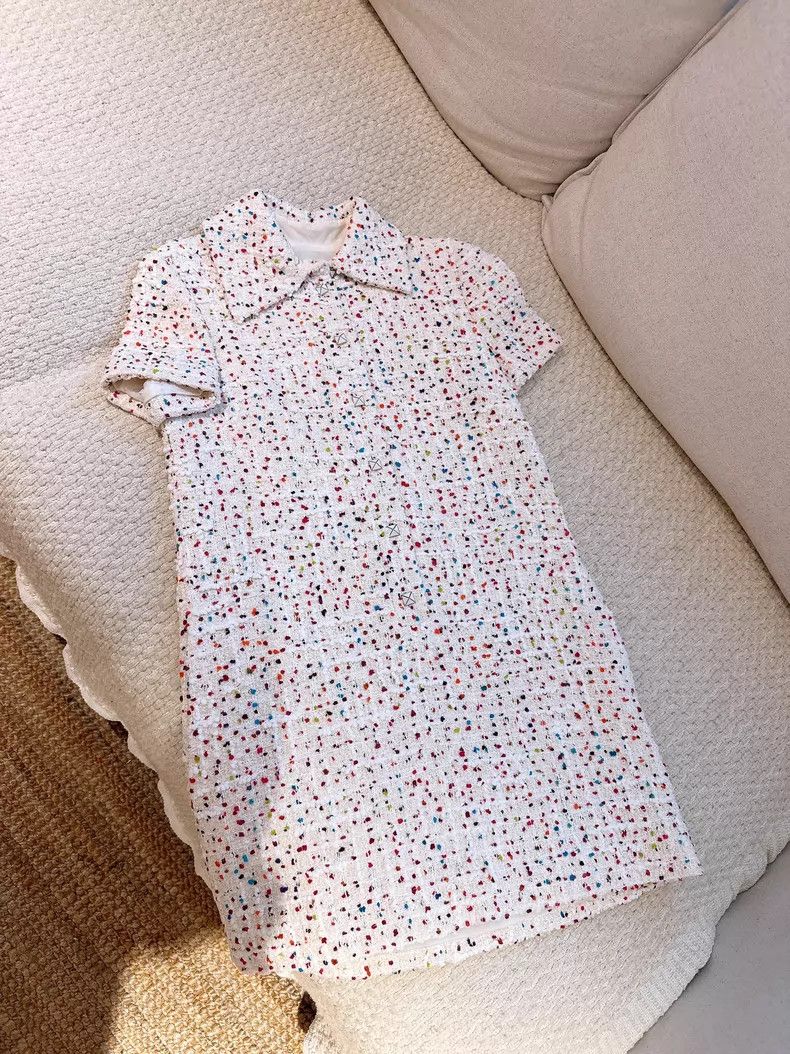 Valentino Valentino Colorful tweed dress Size S / US 4 / IT 40 - 1 Thumbnail