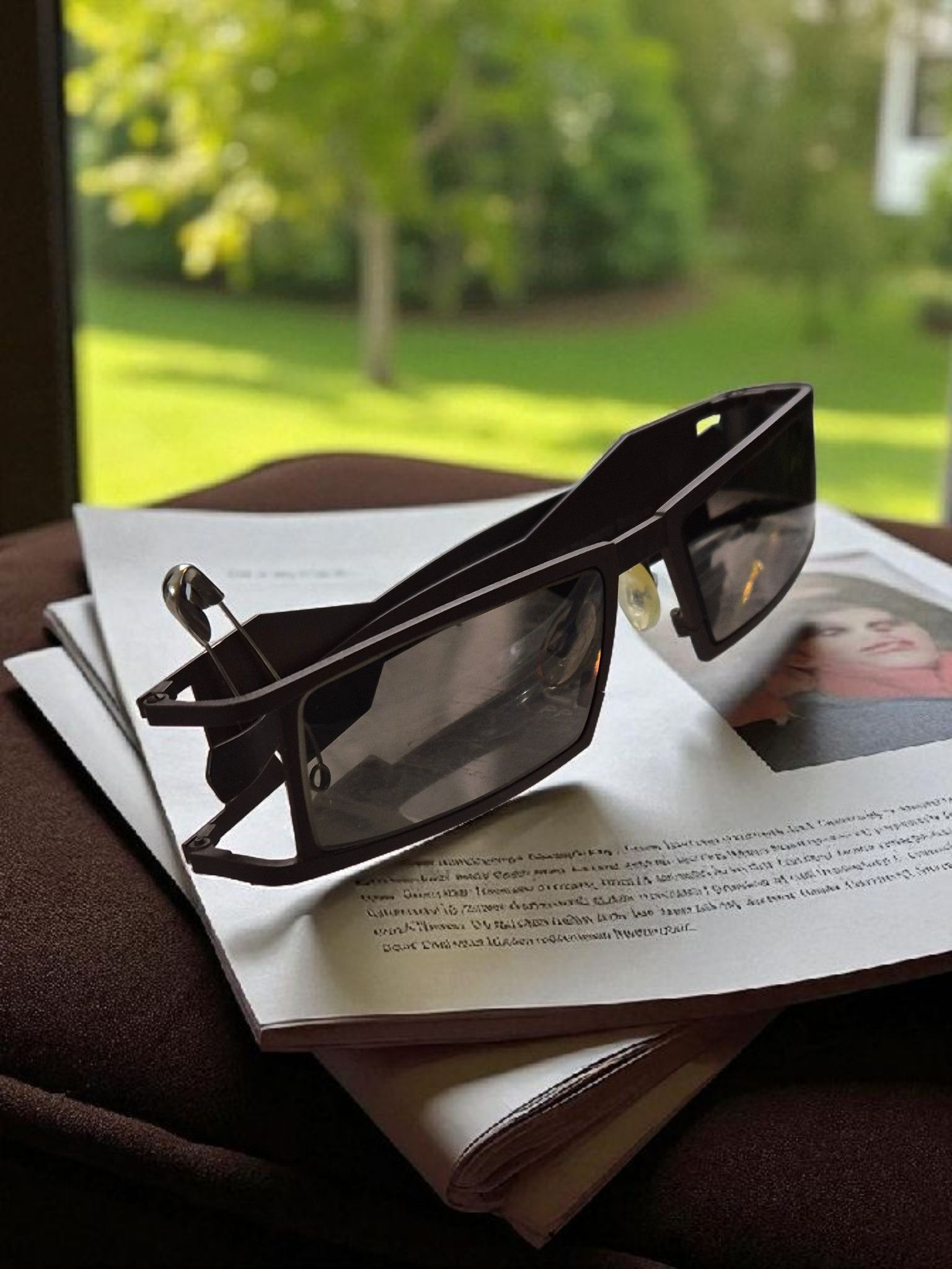 Other Christoph Broich by Theo Sunglasses Brown Titanium Size ONE SIZE - 6 Thumbnail