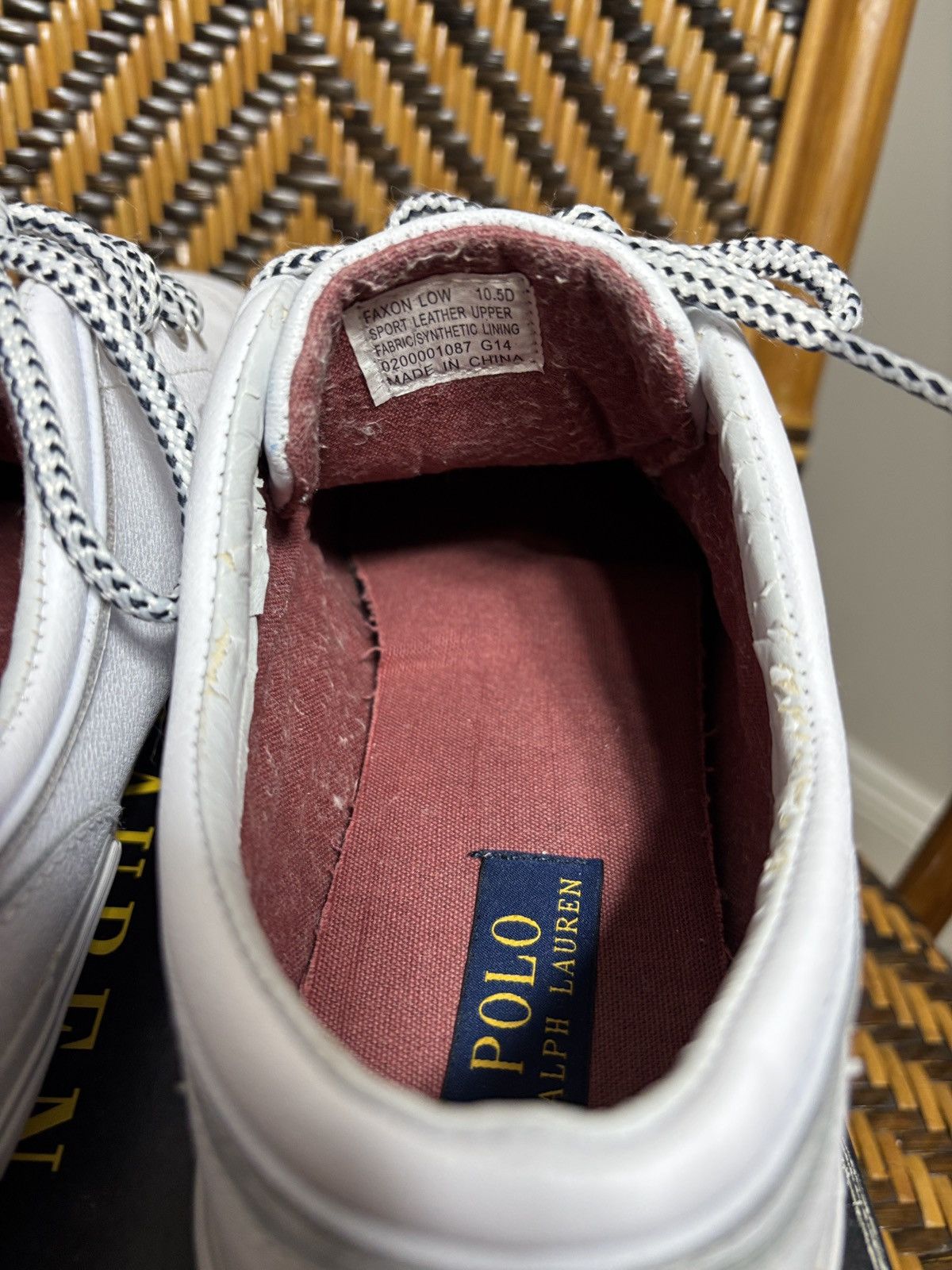 Polo Ralph Lauren Polo Ralph Lauren Faxon Low Top Sneakers 10.5 Men’s Size US 10.5 / EU 43-44 - 5 Thumbnail