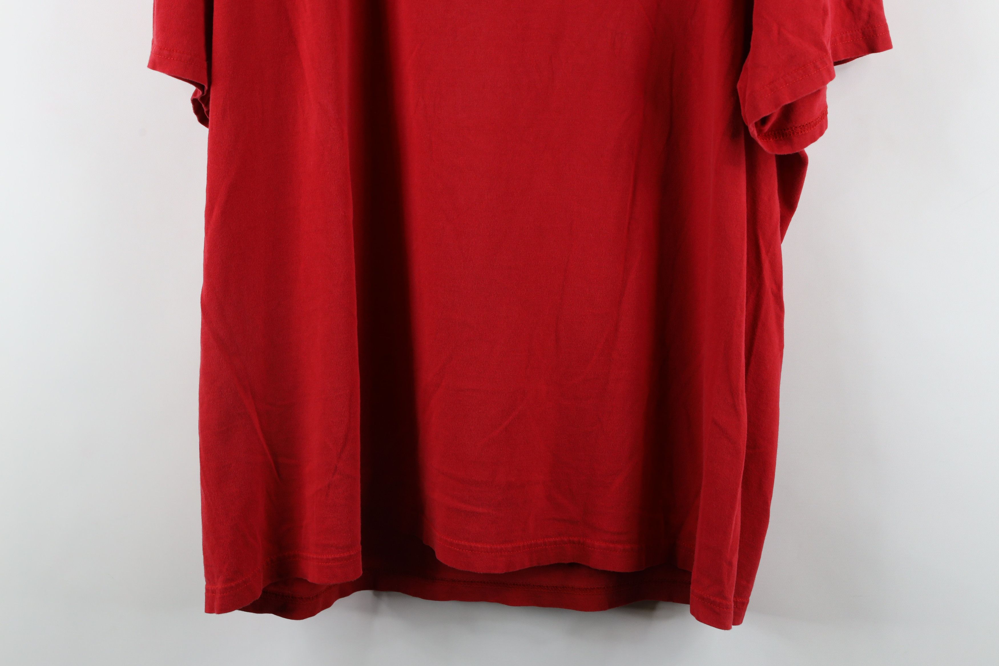 Ralph Lauren × Vintage Vintage 90s Ralph Lauren Short Sleeve T-Shirt Red Cotton USA Size US L / EU 52-54 / 3 - 11 Thumbnail