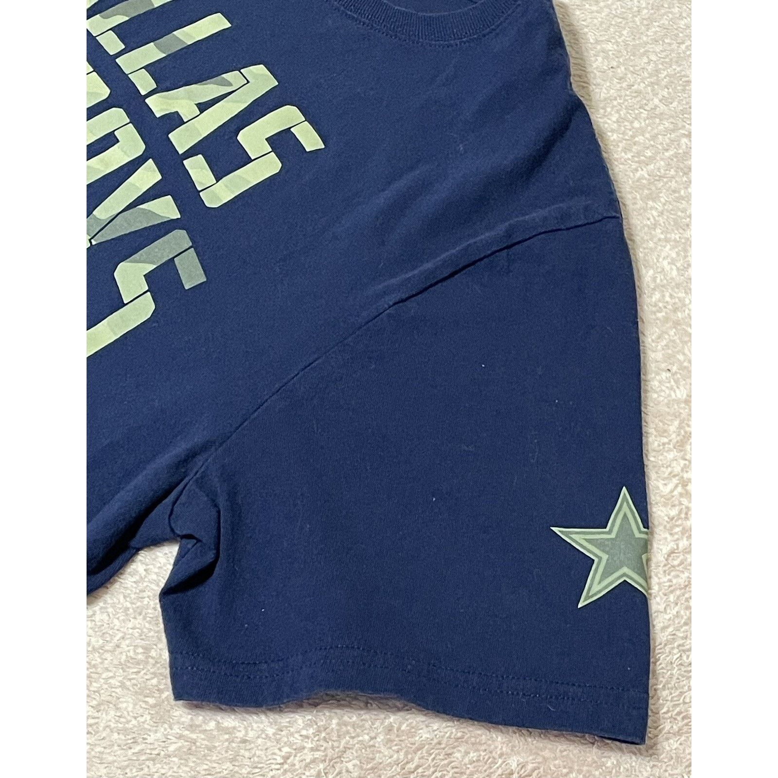 The Unbranded Brand Dallas Cowboys Dak Prescott Camo Name & Number T-Shirt Size US L / EU 52-54 / 3 - 4 Thumbnail