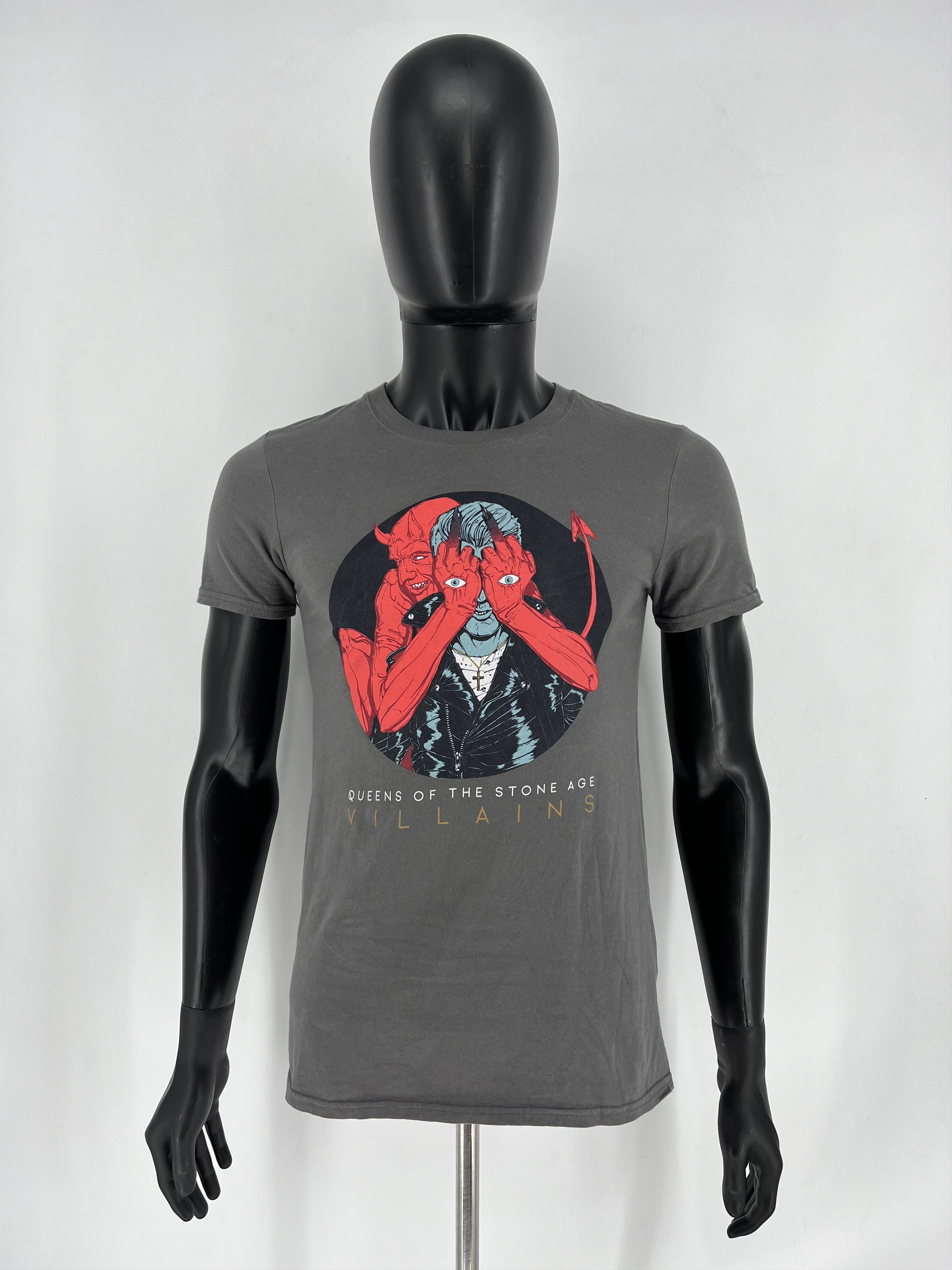 Band Tees × Vintage Vintage Queens Of The Stone Age Villains Tour Shirts Size US S / EU 44-46 / 1 - 2 Thumbnail