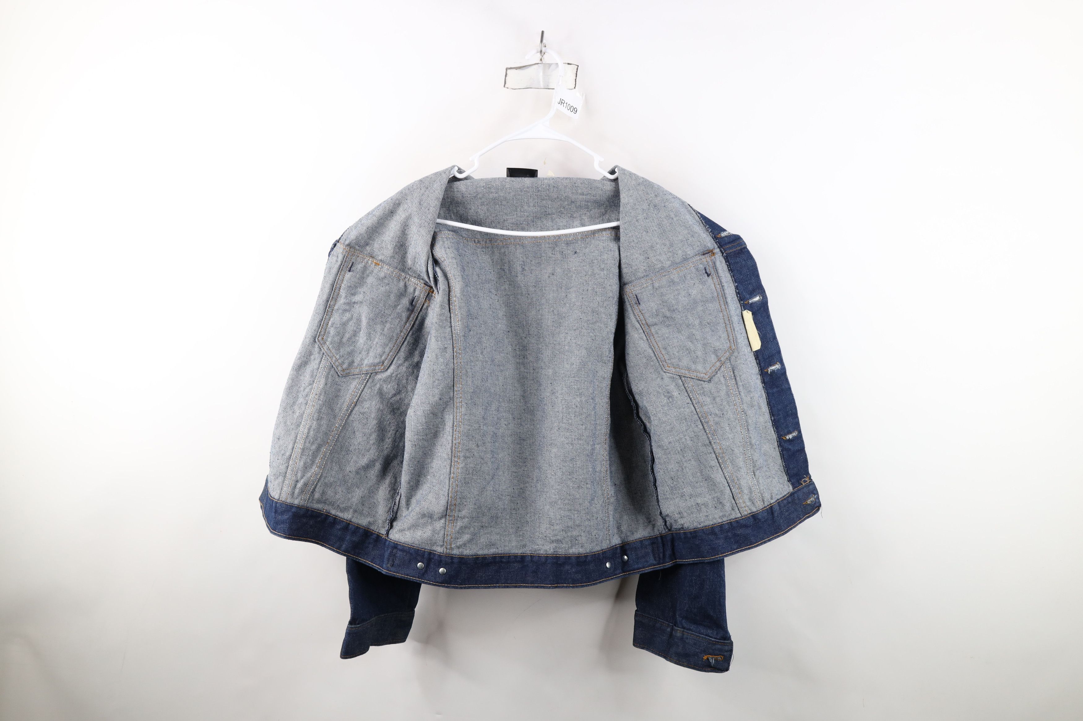 Vintage Vintage 60s Streetwear Denim Jean Trucker Jacket Indigo USA Size US XXL / EU 58 / 5 - 9 Thumbnail