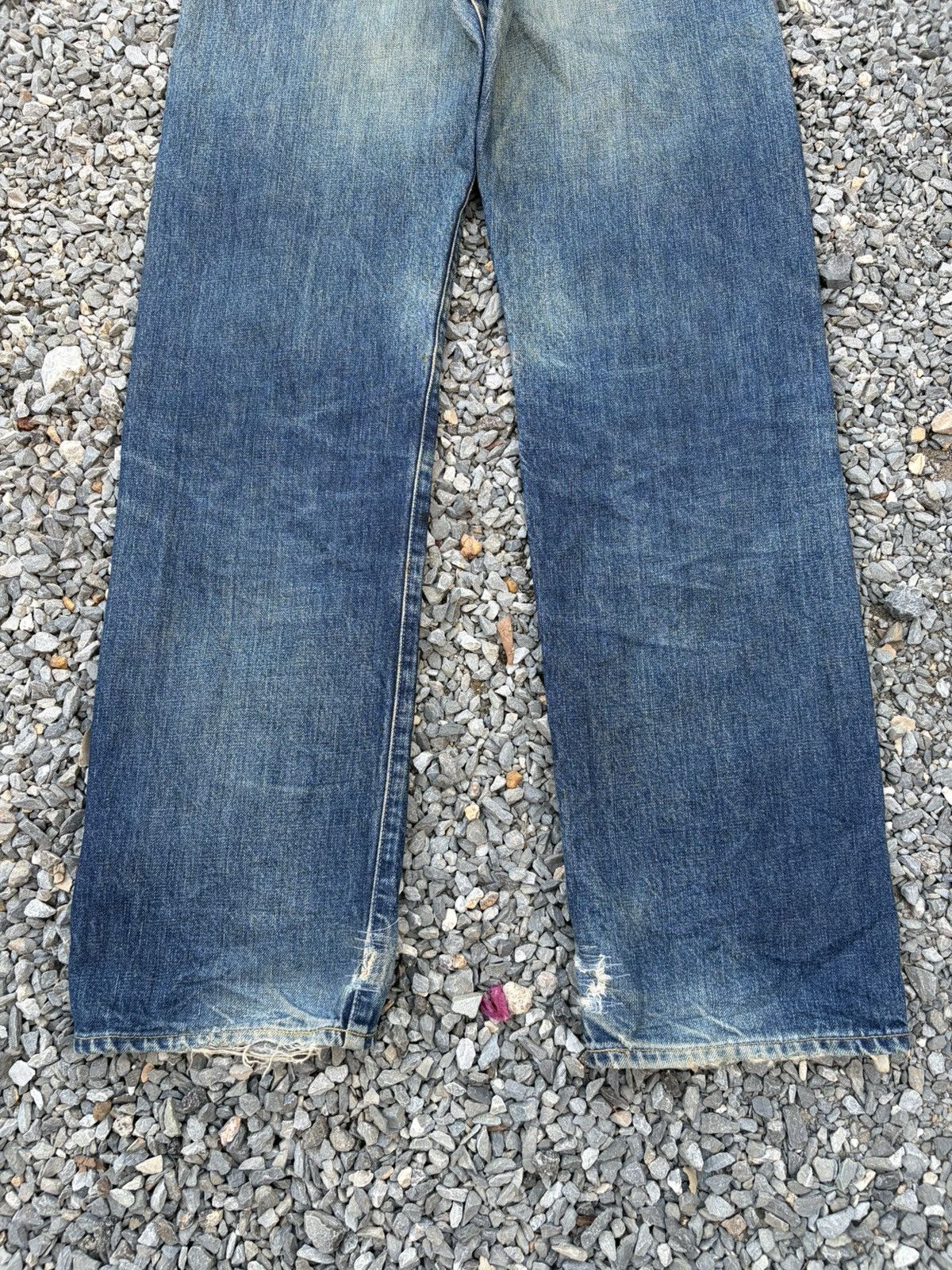 Kapital VINTAGE LEVIS 503B BIG E SELVEDGE RUSTY DISTRESSED DENIM Size US 32 / EU 48 - 10 Thumbnail