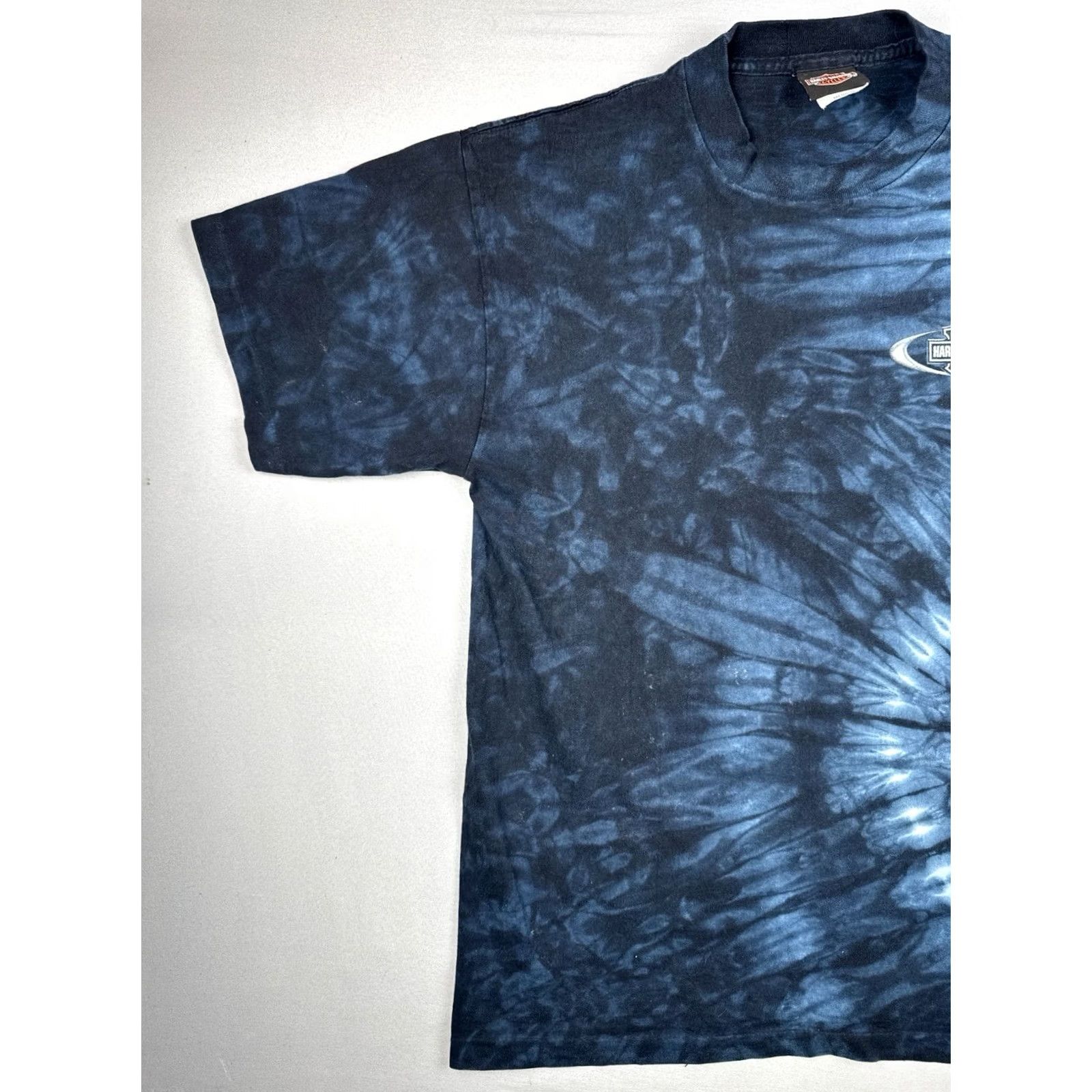 Harley Davidson VINTAGE Harley Davidson Tie Dye Shirt Wichita Kansas USA Made Single Stitch Adult M Size US M / EU 48-50 / 2 - 3 Thumbnail