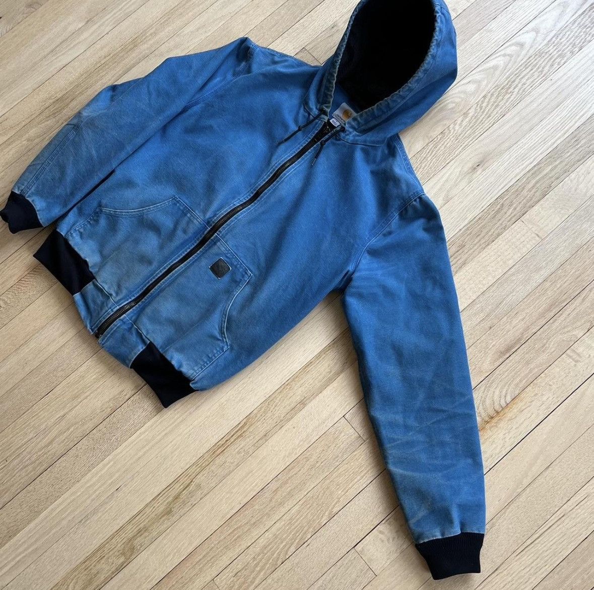 Carhartt Vintage Carhartt Active Jacket blue/black Size US L / EU 52-54 / 3 - 4 Thumbnail