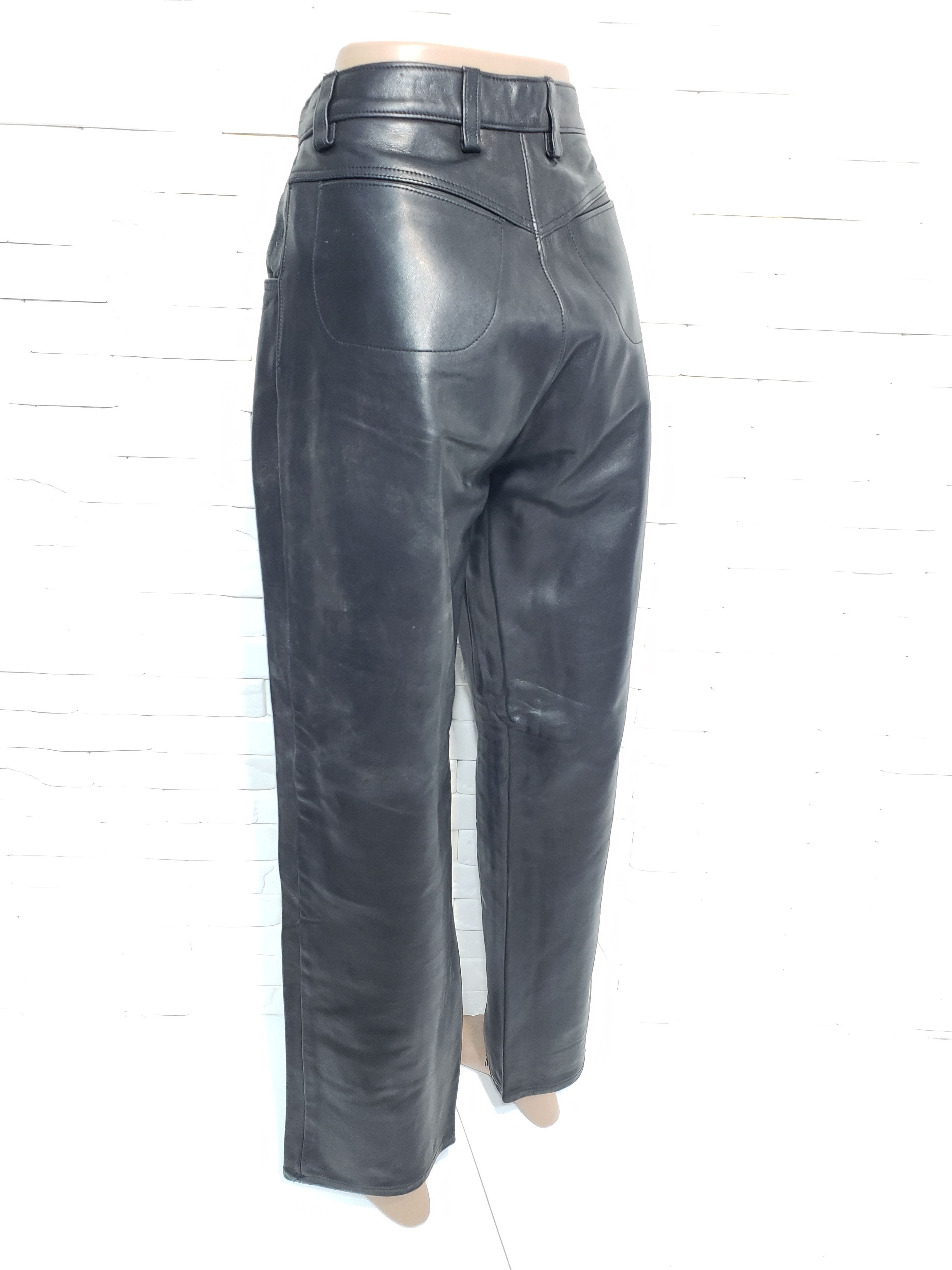 Genuine Leather Men's leather pants. Size US 34 / EU 50 - 7 Thumbnail