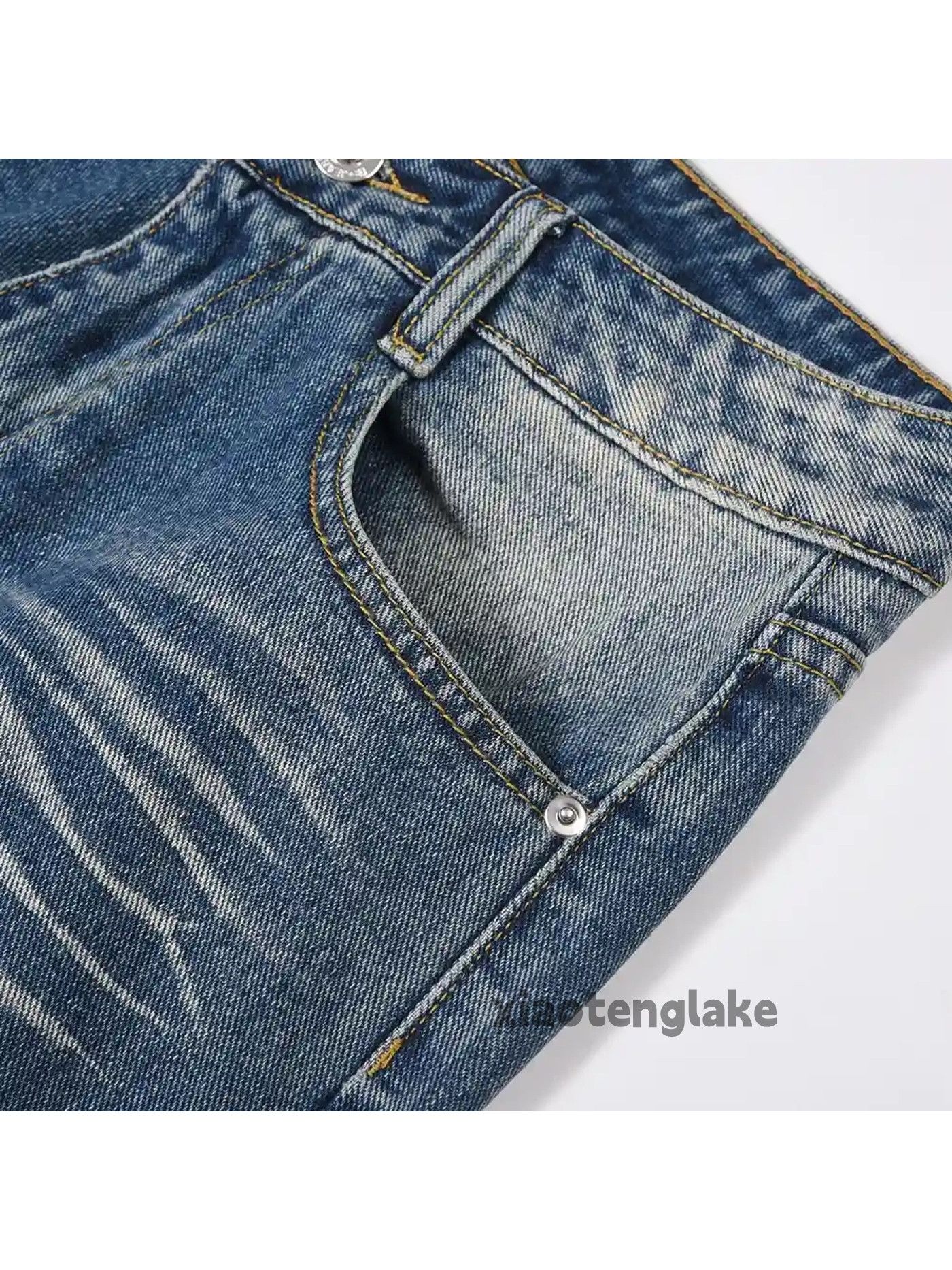Jean × Vintage y2k washed faded cleanfit yuppie loose baggy jeans Size US 30 / EU 46 - 6 Thumbnail