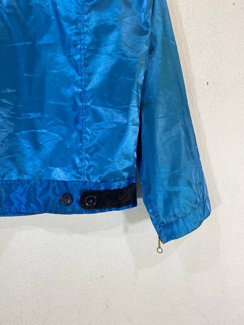 Vintage vintage artex specially made blue satin jacket nice design Size US M / EU 48-50 / 2 - 11 Thumbnail