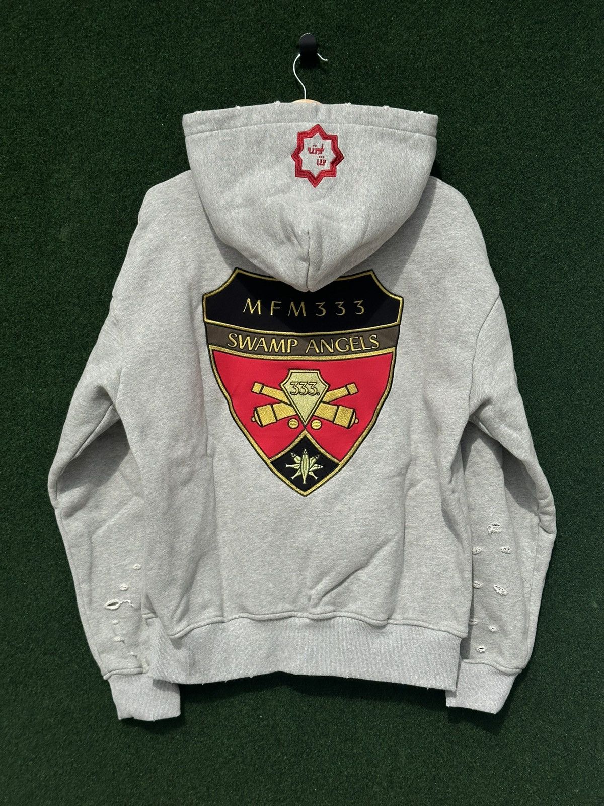 murd333r.fm MURD333R.FM GREY SPECIAL OPS HOODIE SIZE M Size US M / EU 48-50 / 2 - 2 Thumbnail