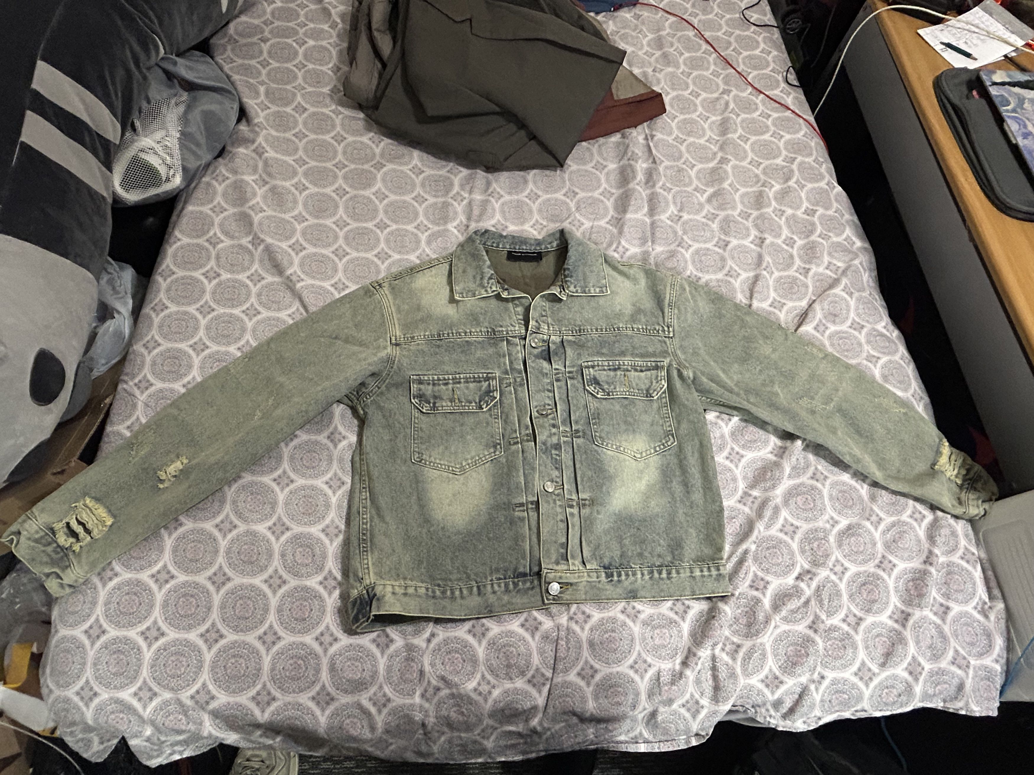 Other O'1WDC 2025 fall collection distressed denim jacket Size US XL / EU 56 / 4 - 7 Thumbnail