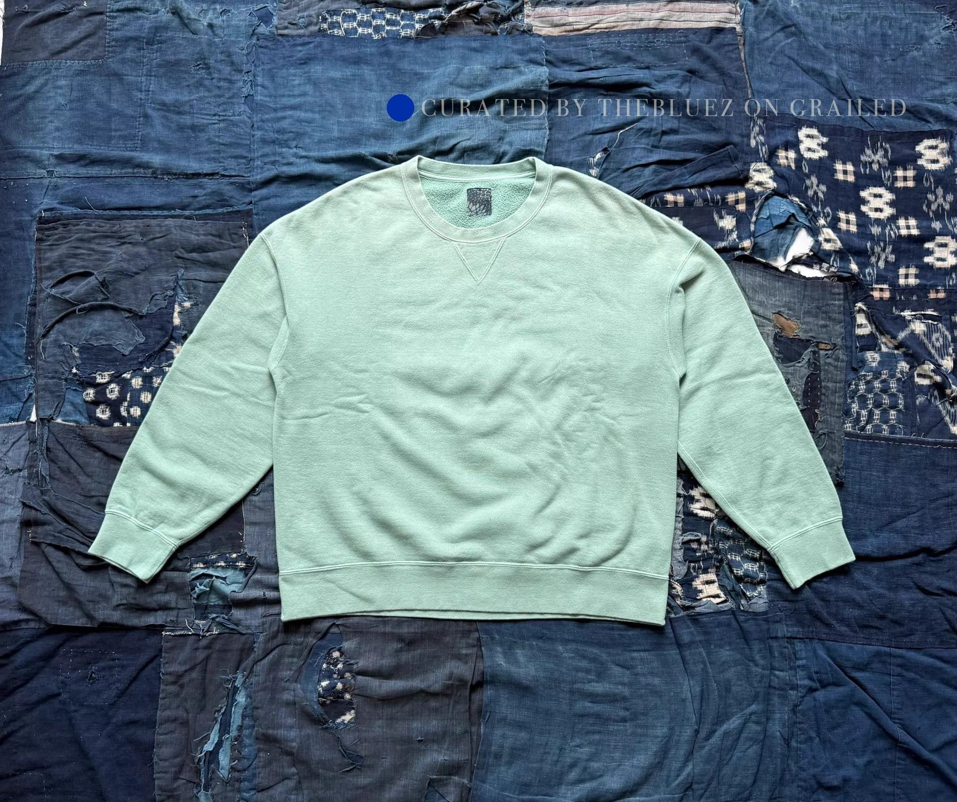 Visvim Vintage Green Long Sleeve Sweatshirt Size US XL / EU 56 / 4 - 1 Thumbnail