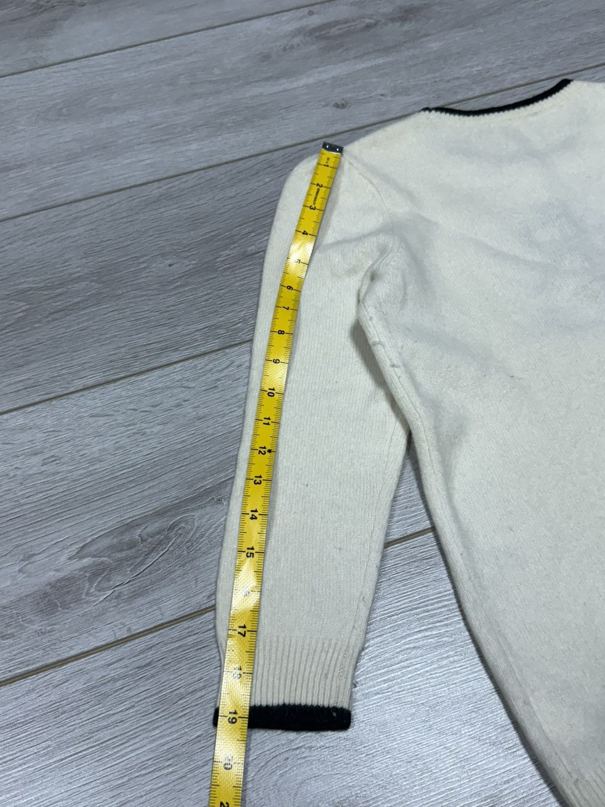 Polo Ralph Lauren POLO RL Ralph Lauren cashmere wool big logo sweater Size M / US 6-8 / IT 42-44 - 12 Thumbnail