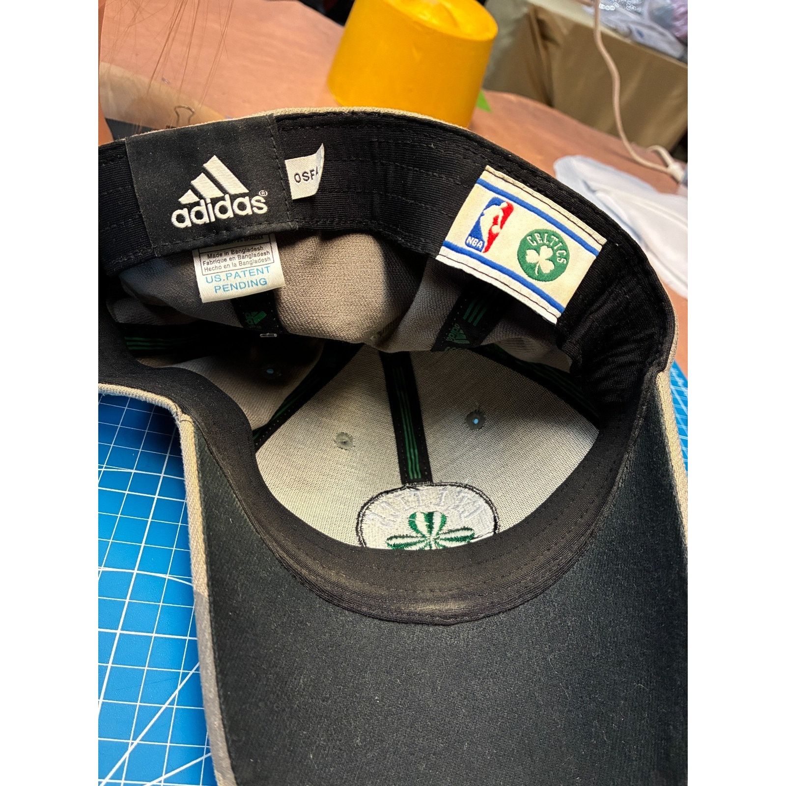 Adidas Boston Celtics Adidas Era Stretch Fit Hat Cap OSFM NBA Size ONE SIZE - 2 Thumbnail