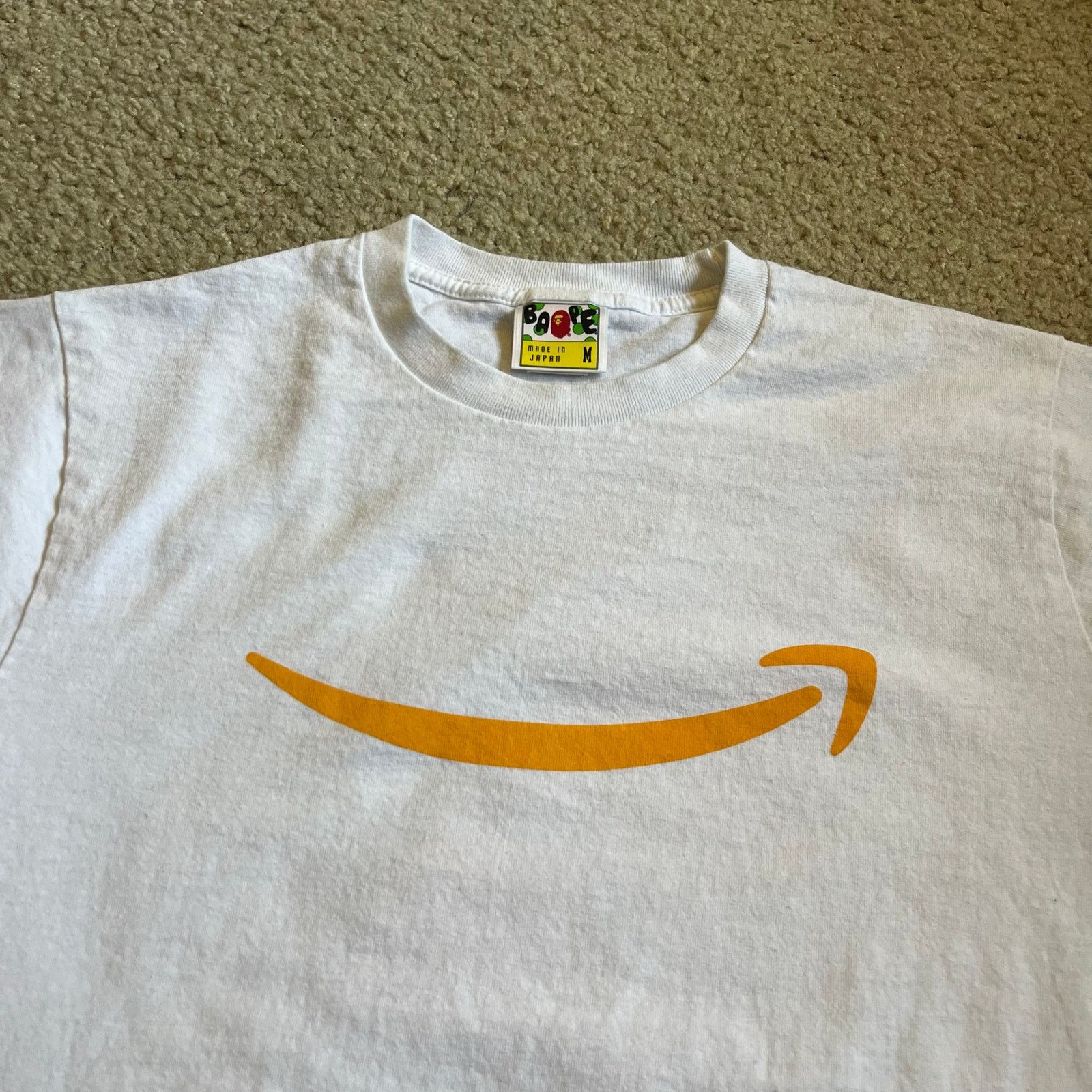 Bape × Nigo Authentic Bape x Amazon Tee White M Size US M / EU 48-50 / 2 - 4 Thumbnail