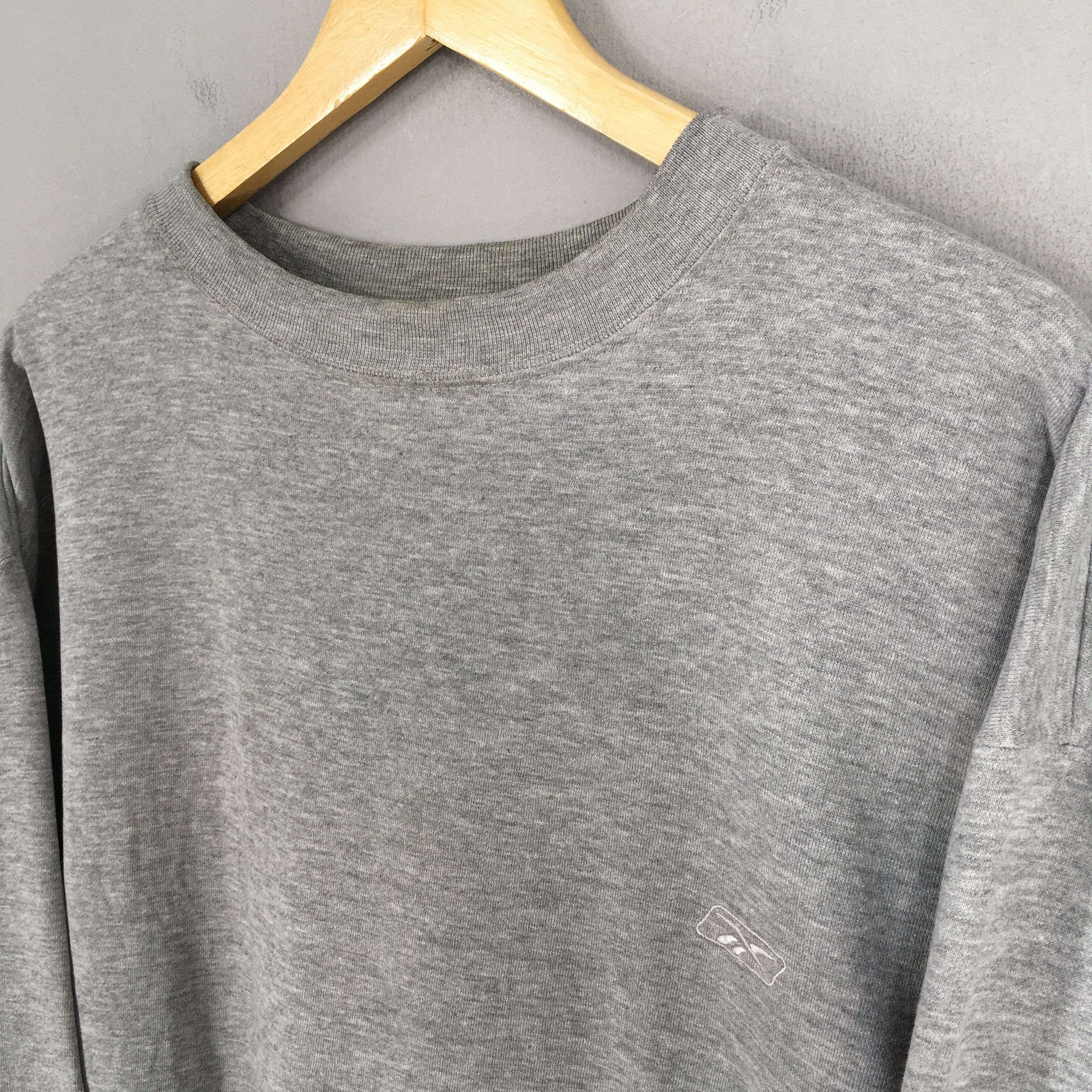 Reebok × Vintage Vintage Reebok England Gray Crewneck XLarge Size US XL / EU 56 / 4 - 3 Thumbnail