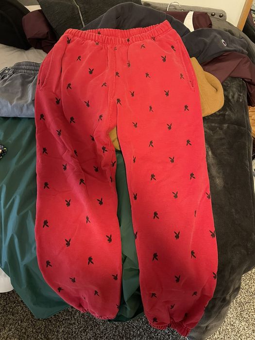 Playboy x deals supreme sweatpants