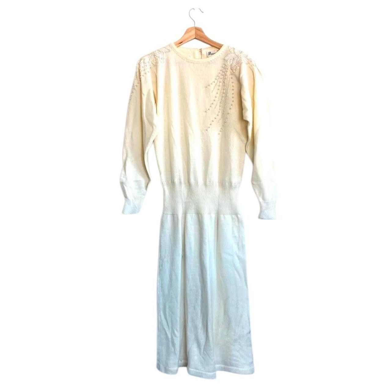 Vintage DARIAN CREAM BEADED SWEATER DRESS WOMENS SIZE MEDIUM VINTAGE Size M / US 6-8 / IT 42-44 - 1 Thumbnail