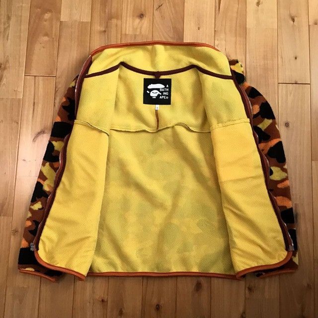 Bape × Nigo 🔥Vintage🔥 BAPE Orange camo boa jacket a bathing ape NIGO Size US S / EU 44-46 / 1 - 3 Thumbnail