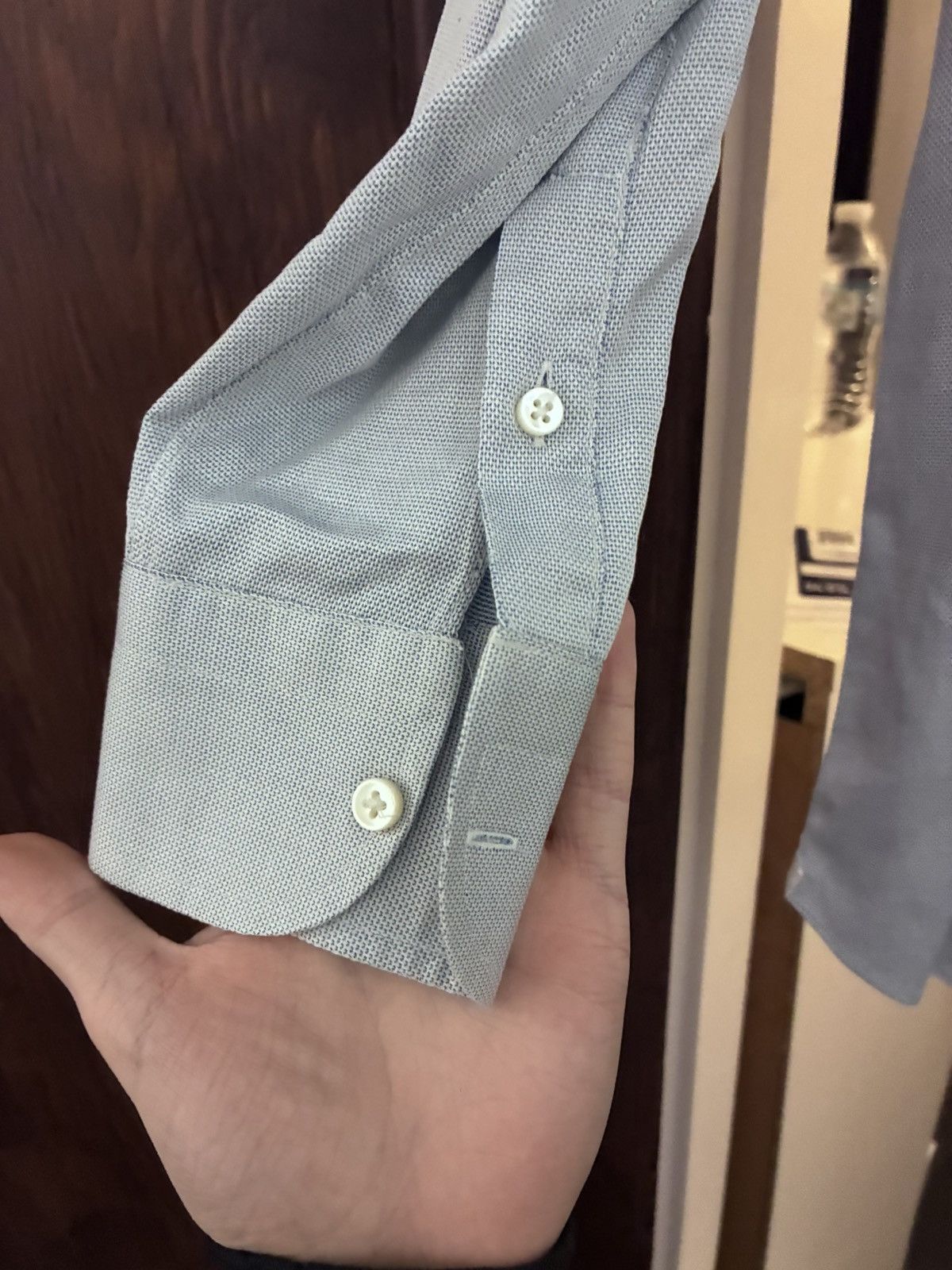 Loro Piana Loro Piana blue cotton shirt size 38 15 Size US S / EU 44-46 / 1 - 3 Thumbnail