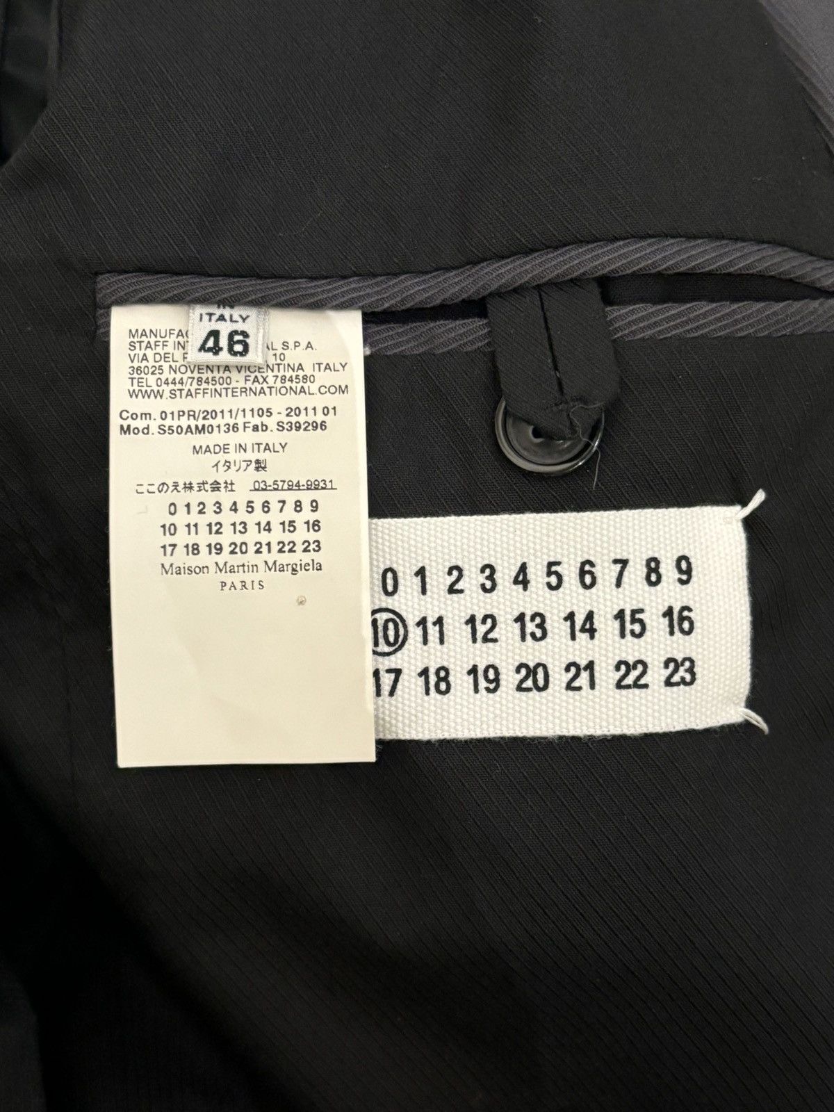Maison Margiela Maison Martin Margiela | Leather-Paneled Motorcycle Jacket Size US S / EU 44-46 / 1 - 7 Thumbnail