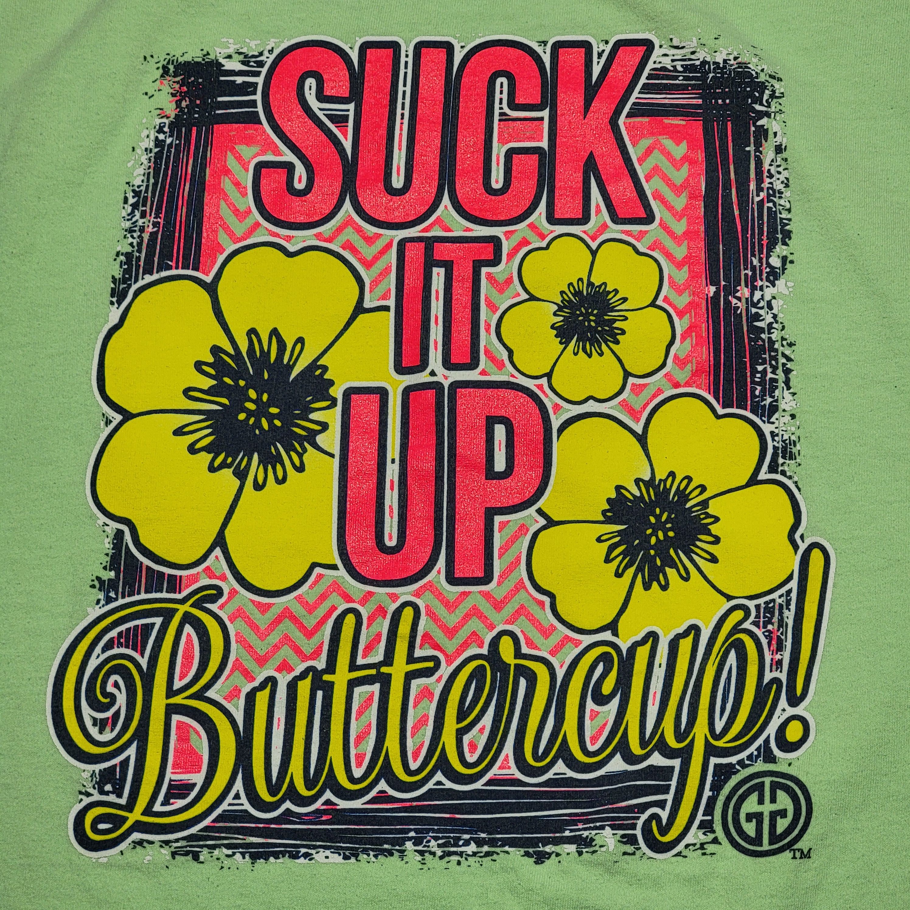 Gildan Girlie Girl Originals SS Tee "Suck It Up Buttercup" - Medium Size M / US 6-8 / IT 42-44 - 2 Thumbnail