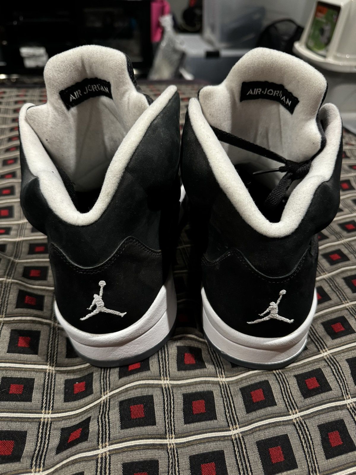 Nike Air Jordan 5s Retro Oreo (2013) Size US 13 / EU 46 - 2 Thumbnail