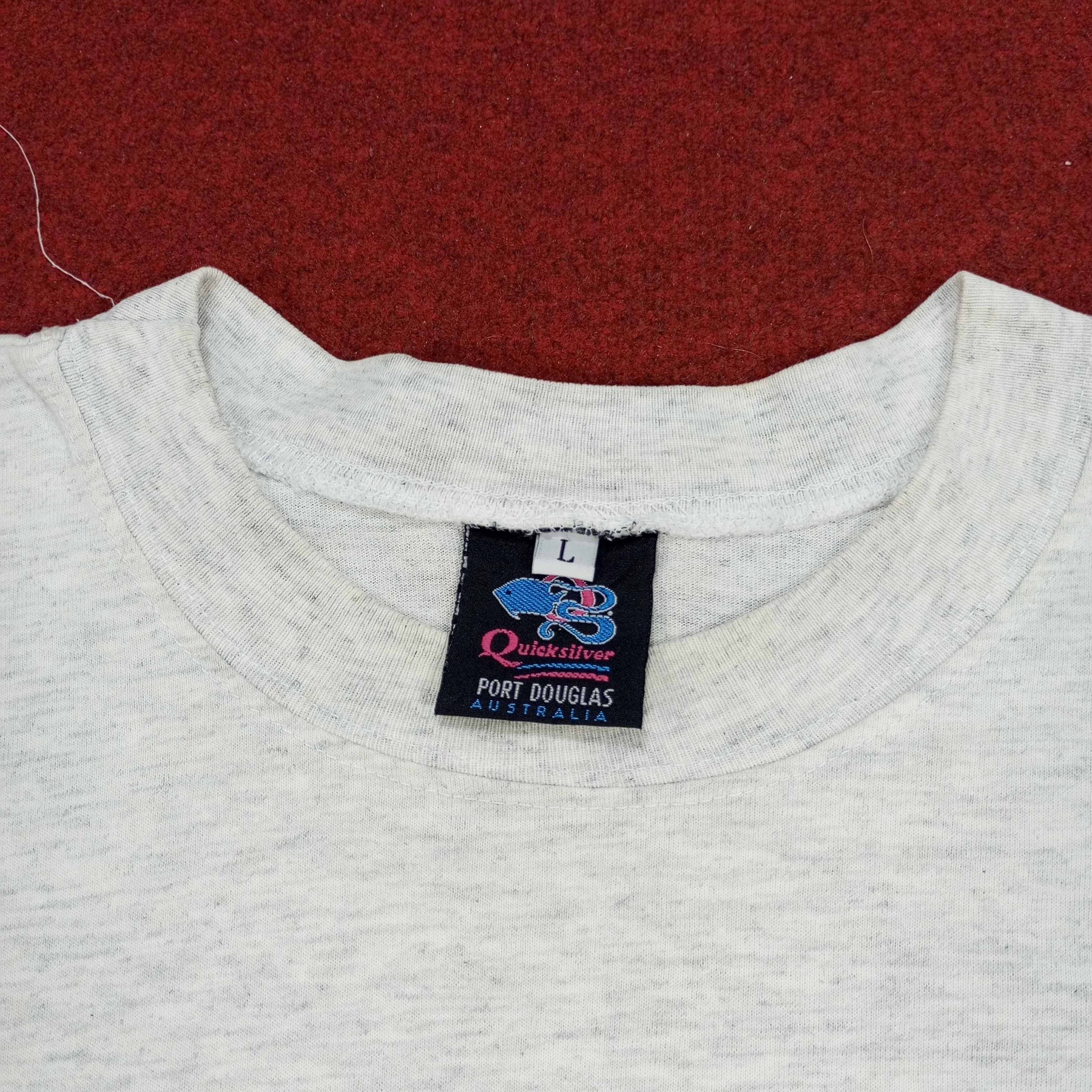 Quicksilver × Vintage Quicksilver Backprint Design Vintage Tshirt Size US XL / EU 56 / 4 - 9 Thumbnail