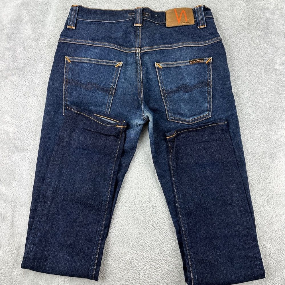 Nudie Jeans Nudie Jeans Co Dark Blue Denim thin Finn Dry Tight Pants Me Size US 32 / EU 48 - 8 Thumbnail