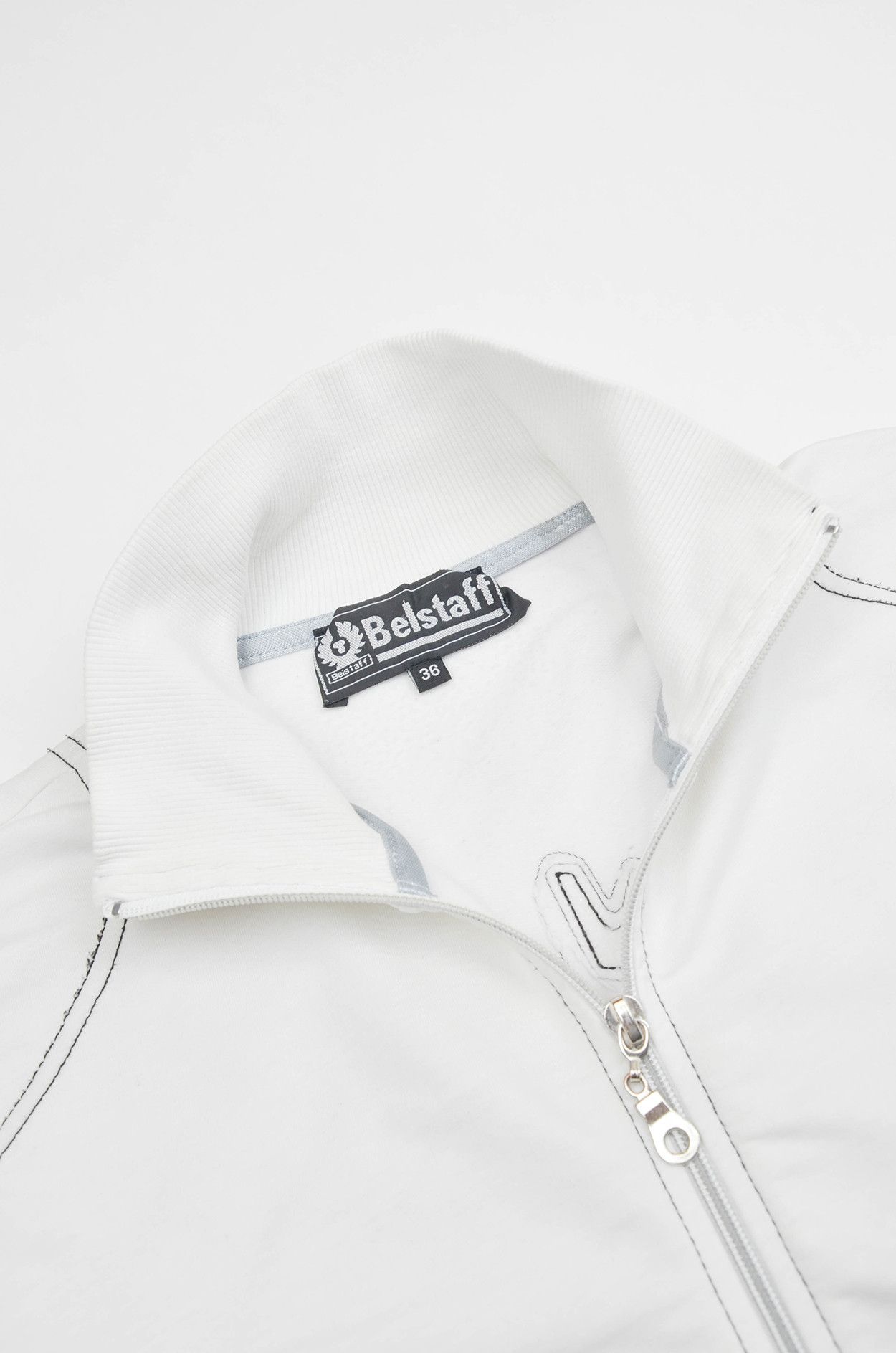 Belstaff Belstaff Women’s White Track Moto Jacket - Size 36 Size XS / US 0-2 / IT 36-38 - 7 Thumbnail