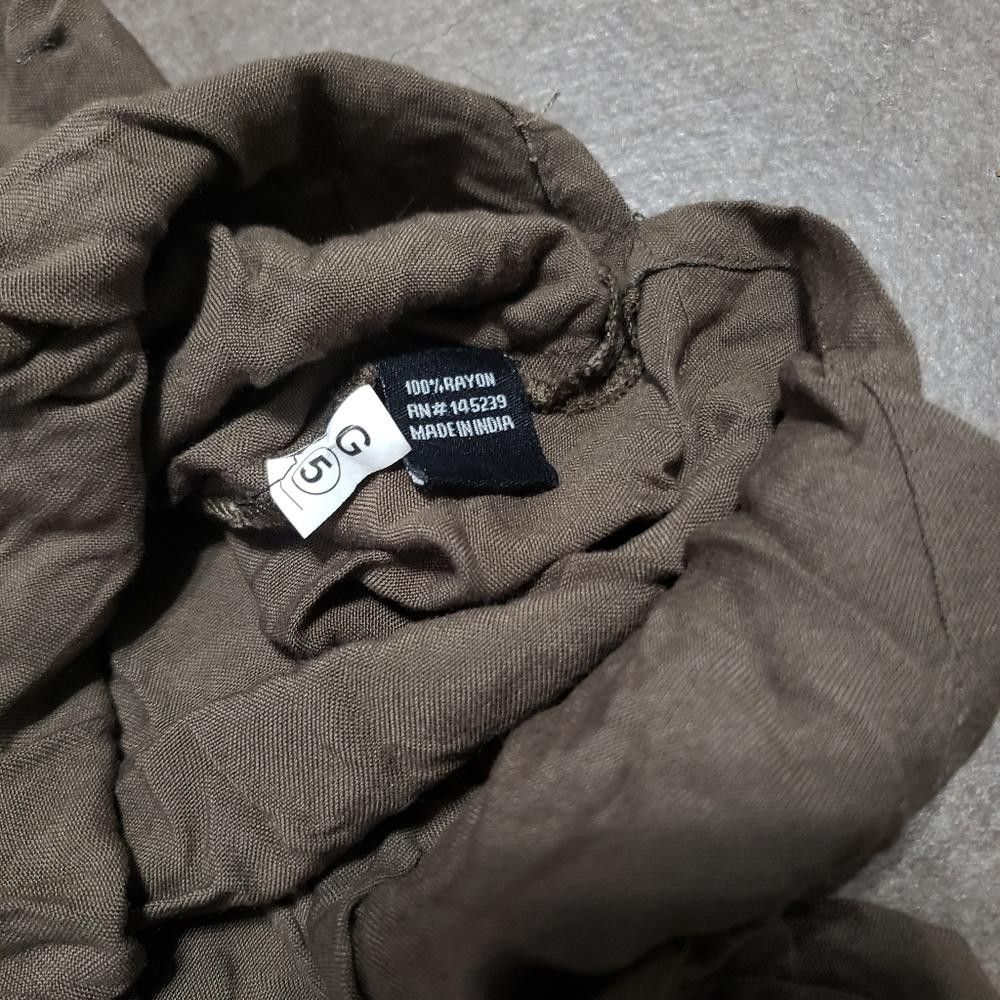 Designer Chocolate Back Detailed Long Button Down Size M / US 6-8 / IT 42-44 - 3 Thumbnail